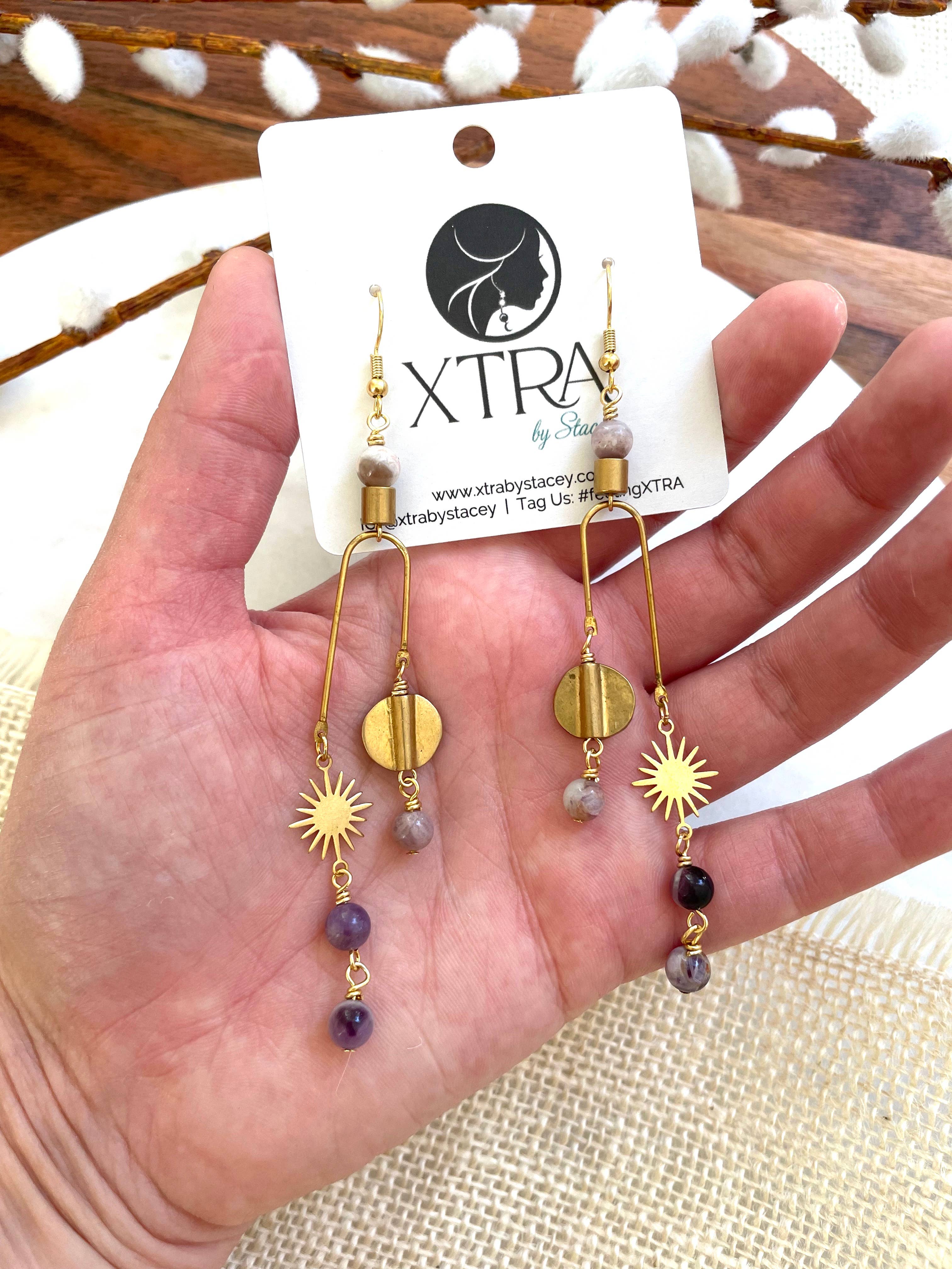 The Pisces Earring - Amethyst, photo 6 of 8
