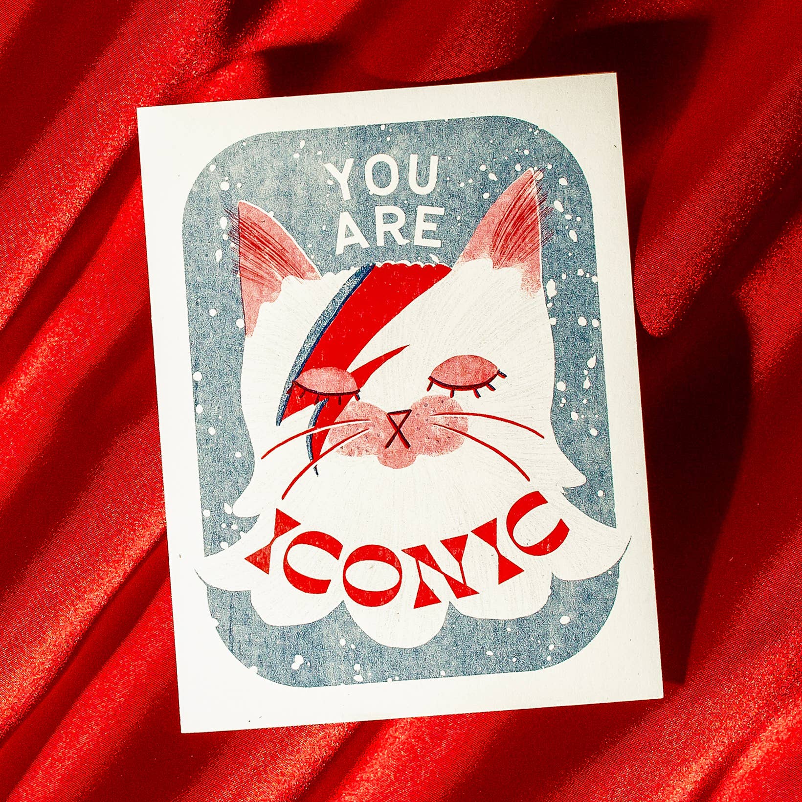 You Are Iconic - Risograph Greeting Card, photo 1 of 6