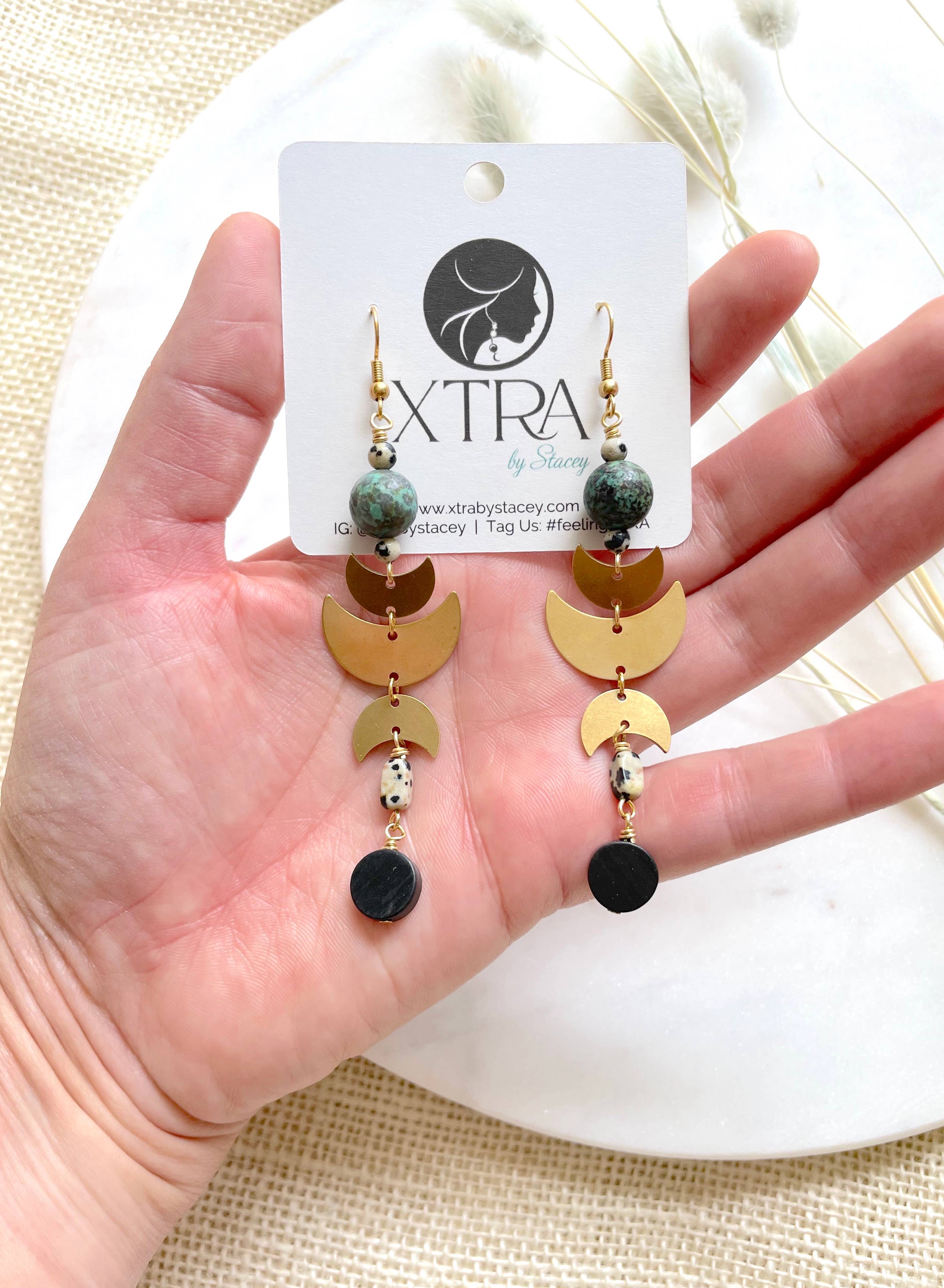 The Urbana Earring - Turquoise, photo 7 of 8