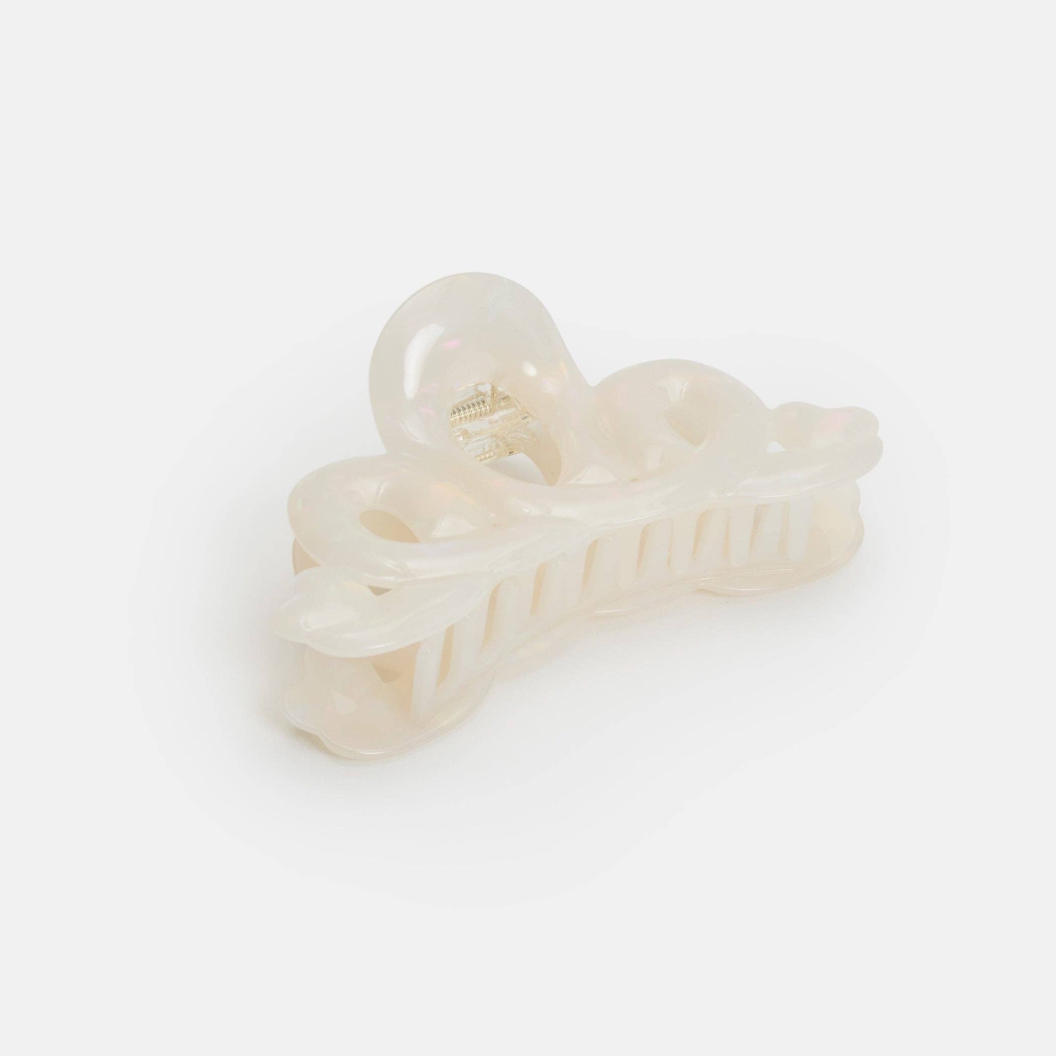 Large Heart Loop Claw in Opal, photo 1 of 5
