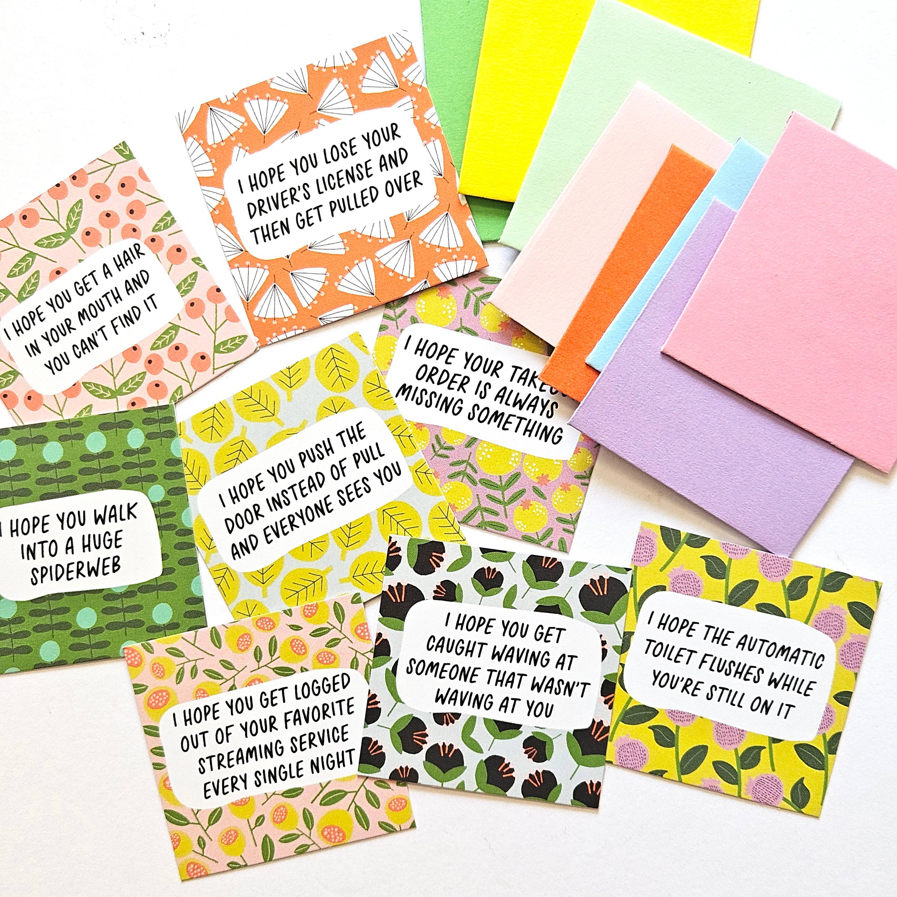 HAVE THE DAY YOU DESERVE-TEENY WEENIES - 8 SMALL NOTECARDS +, photo 5 of 6