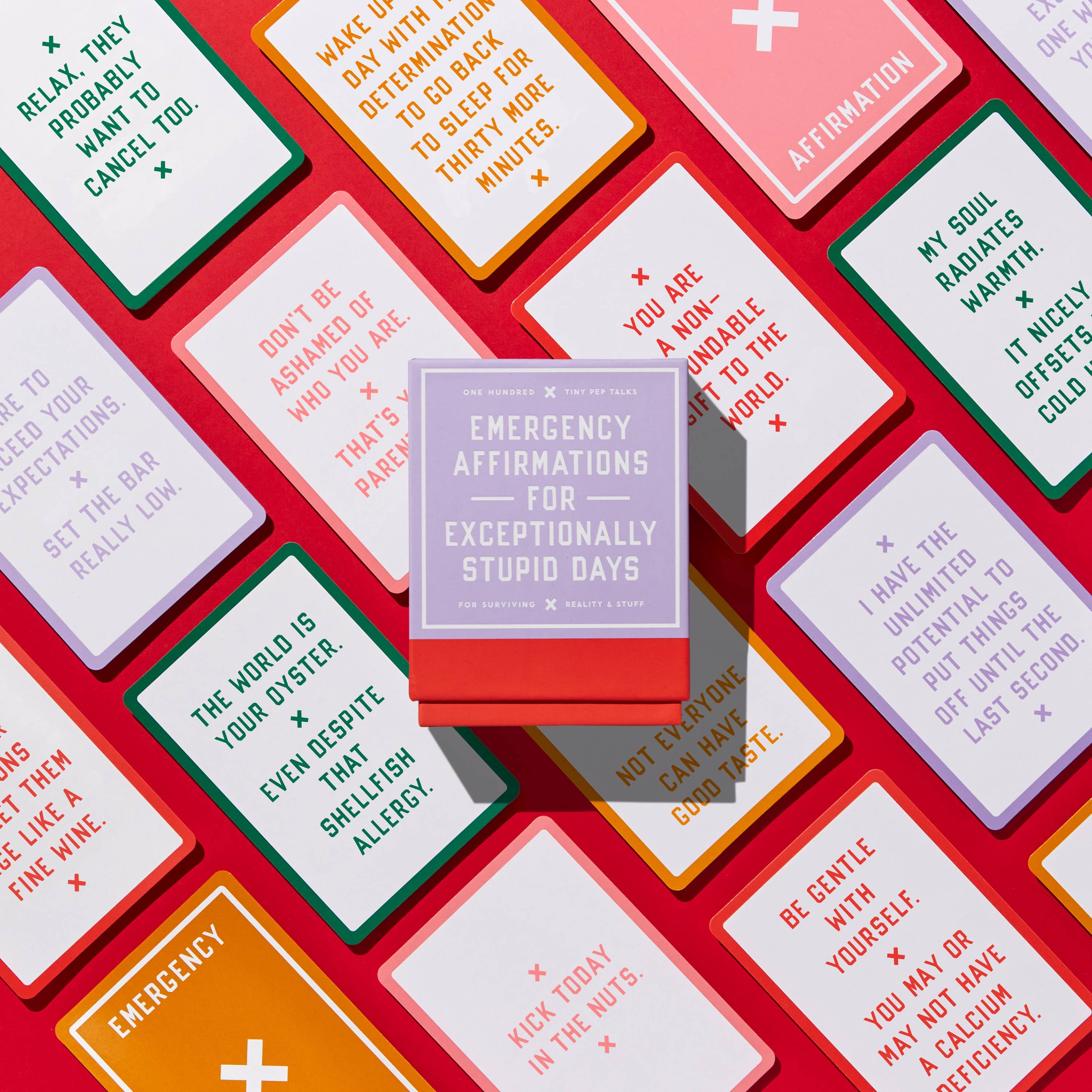 Brass Monkey Emergency Affirmations Exceptionally Stupid Days Card Deck, photo 3 of 4