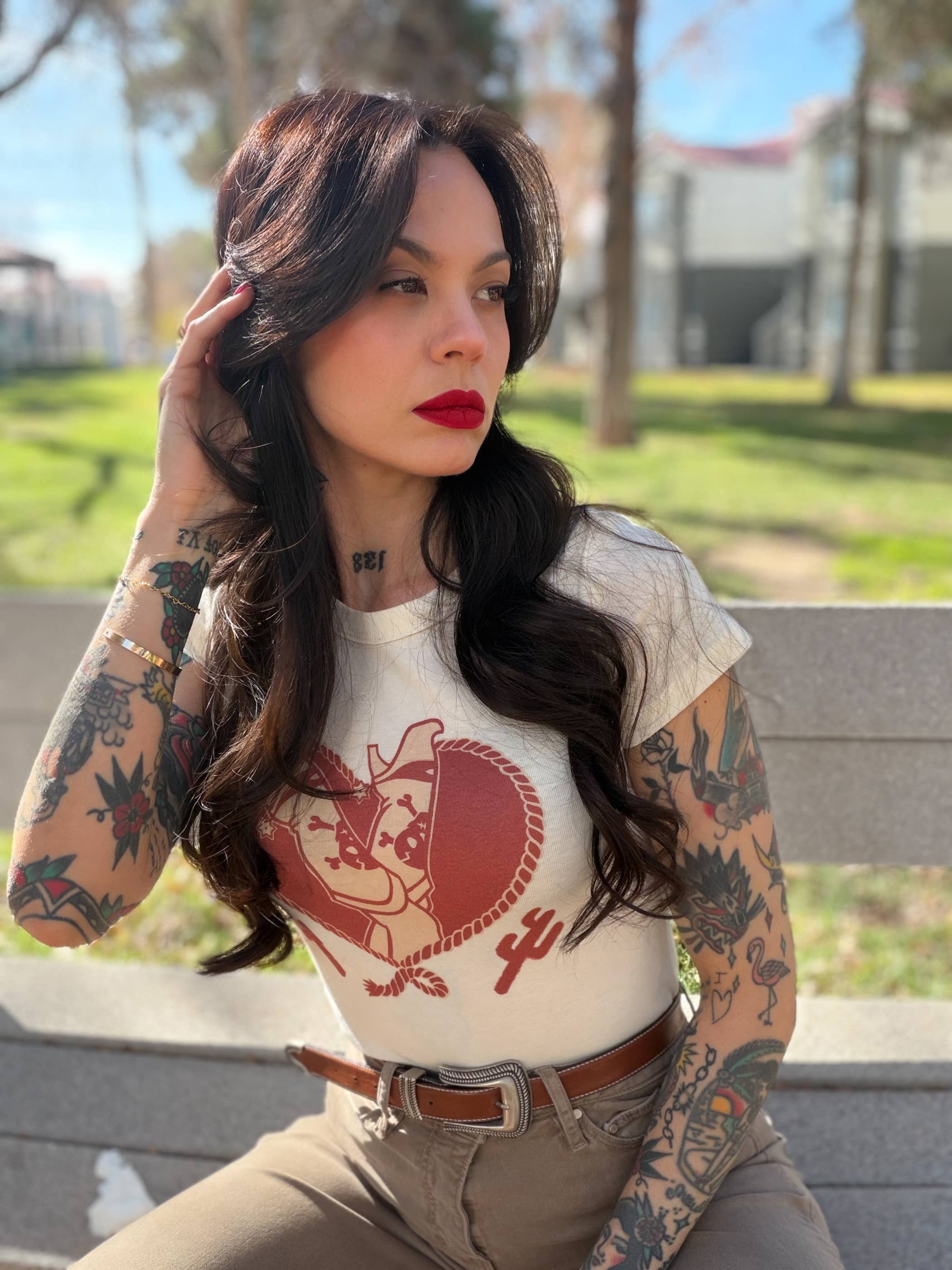 Cowgirl Crush Cropped Tee, photo 5 of 8