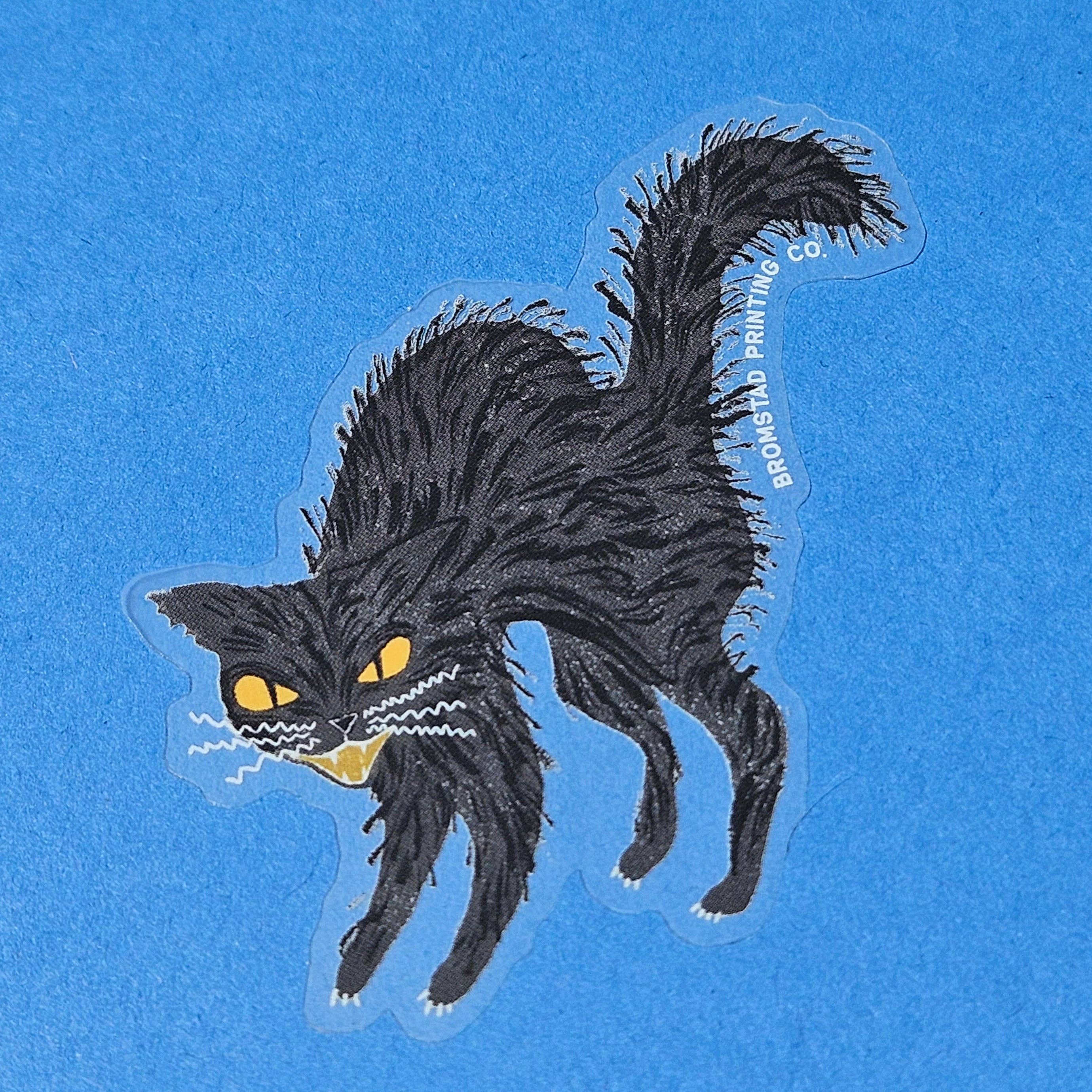 Scaredy Cat Clear Sticker, photo 3 of 3