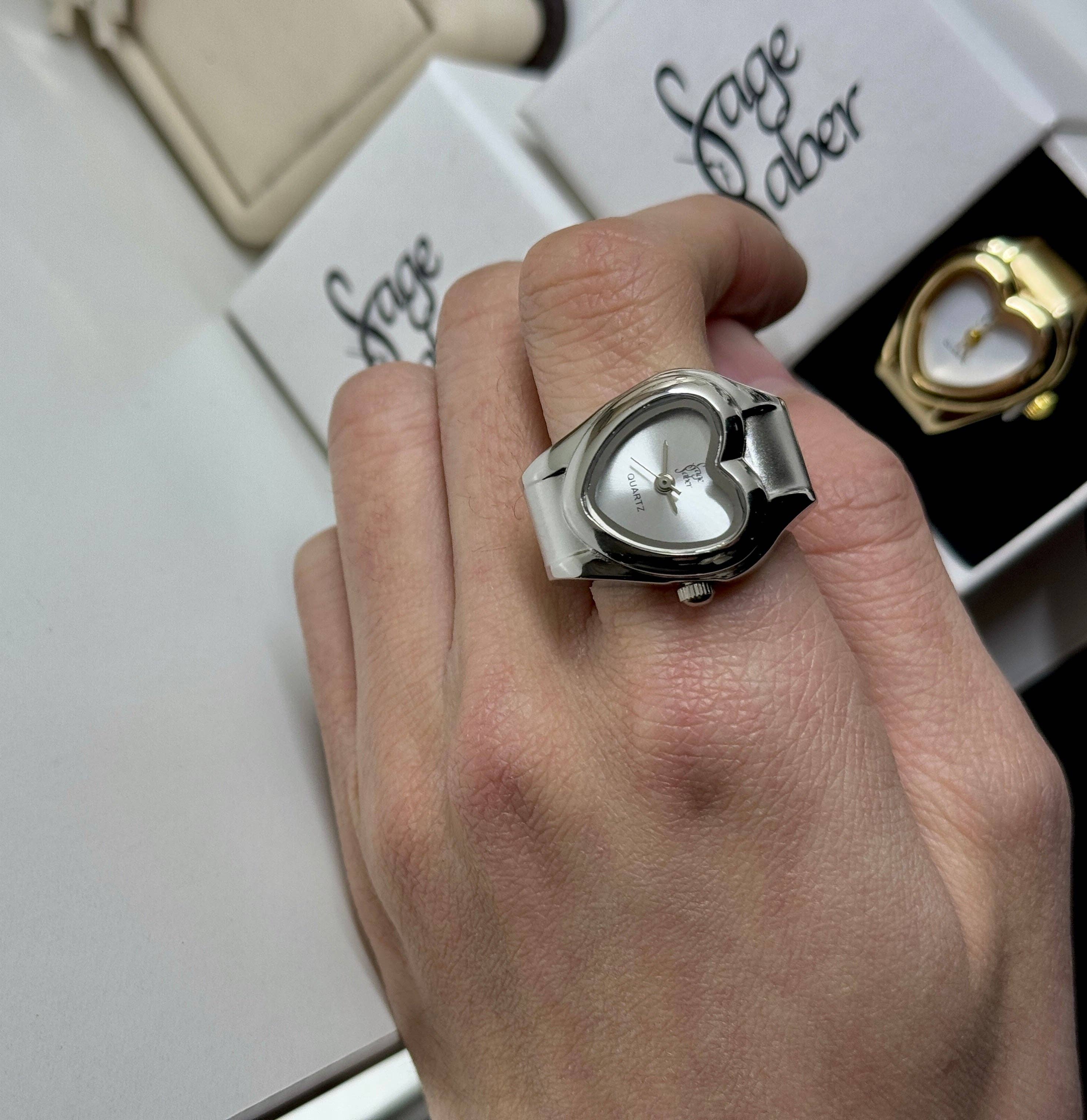 Silver Branded Watch Ring, photo 7 of 8