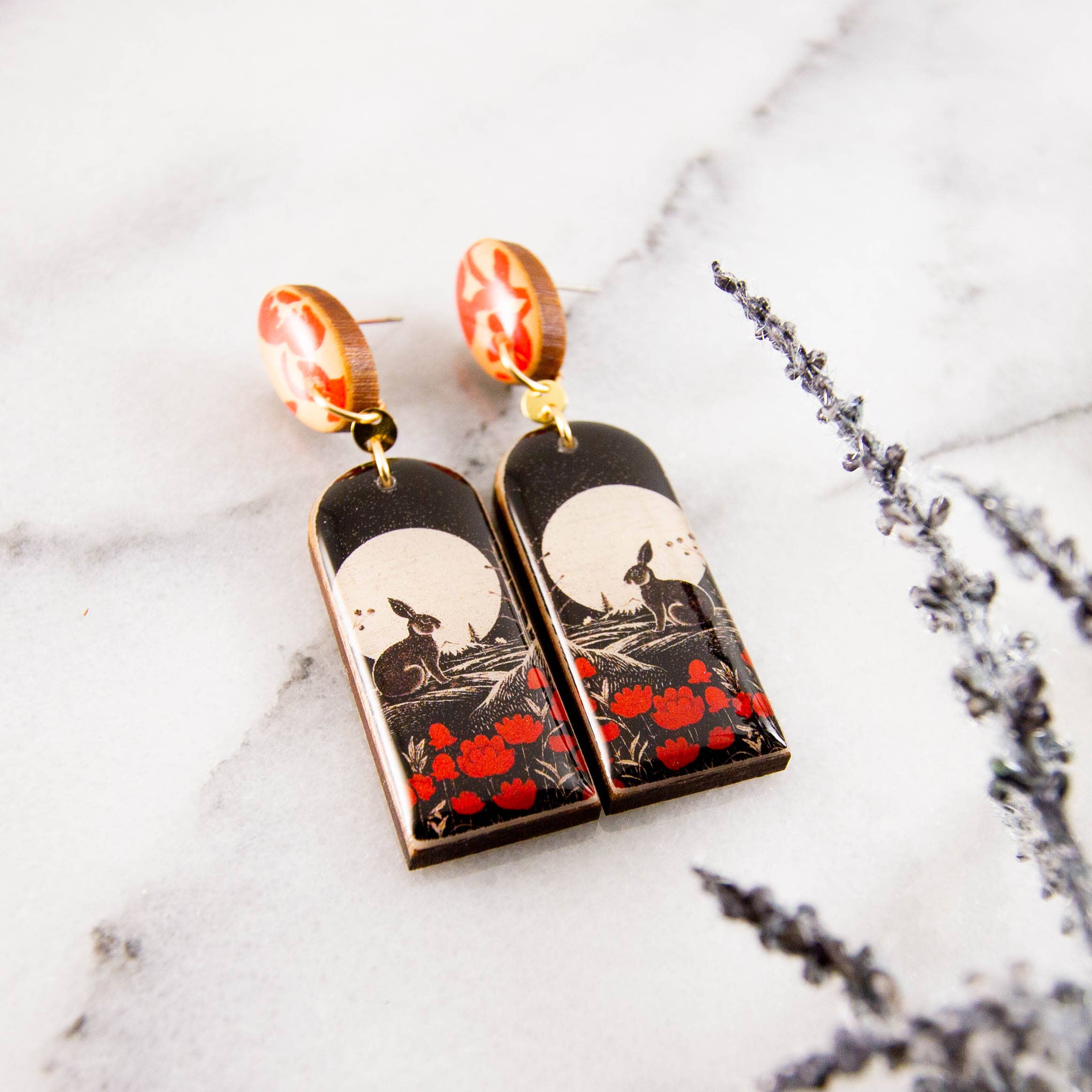 Red+Black Rabbit Drops, photo 1 of 2