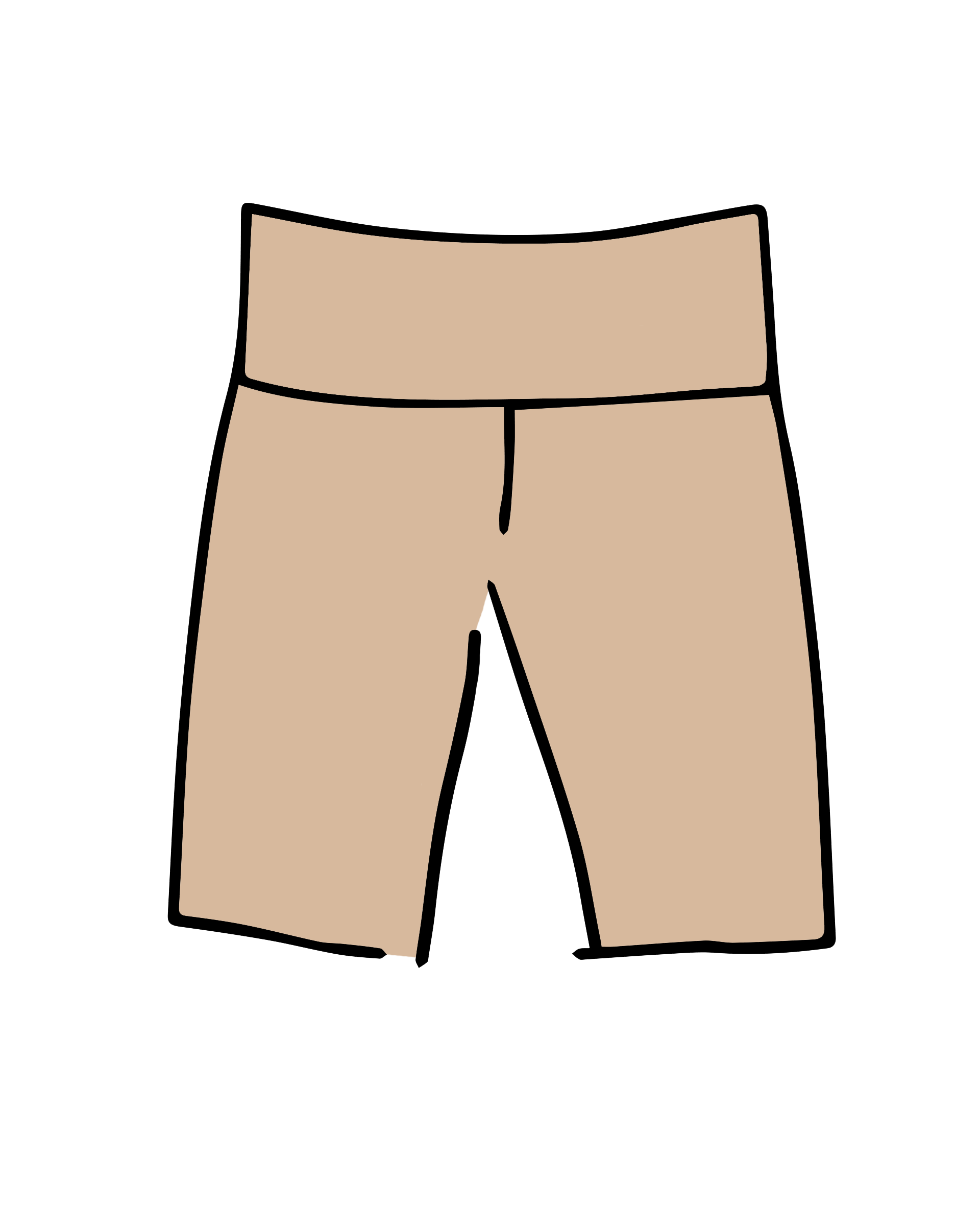 High Rise Shorts Pine Nut, photo 1 of 8