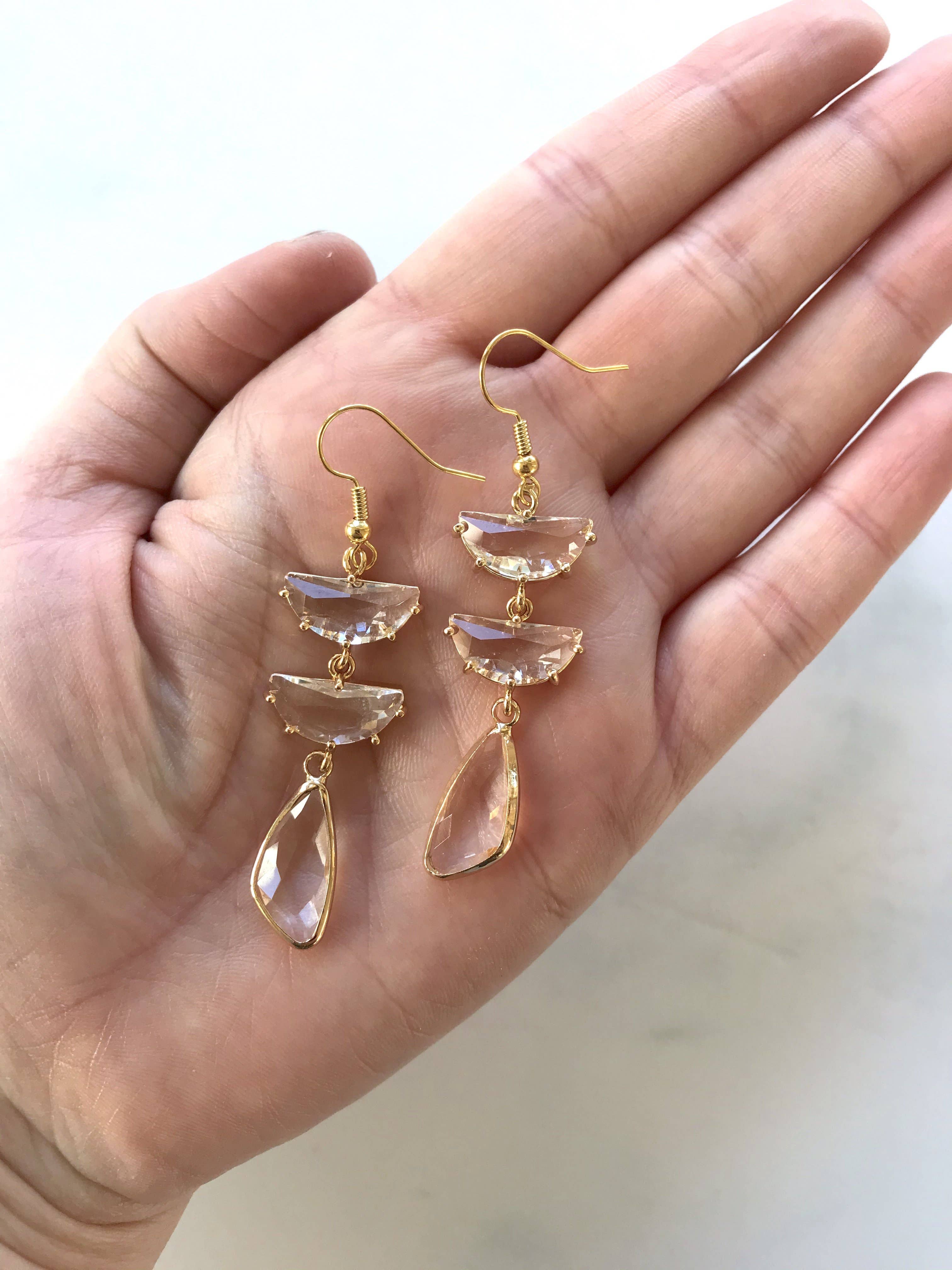 The Shannon Earring - Rhinestone, photo 6 of 7