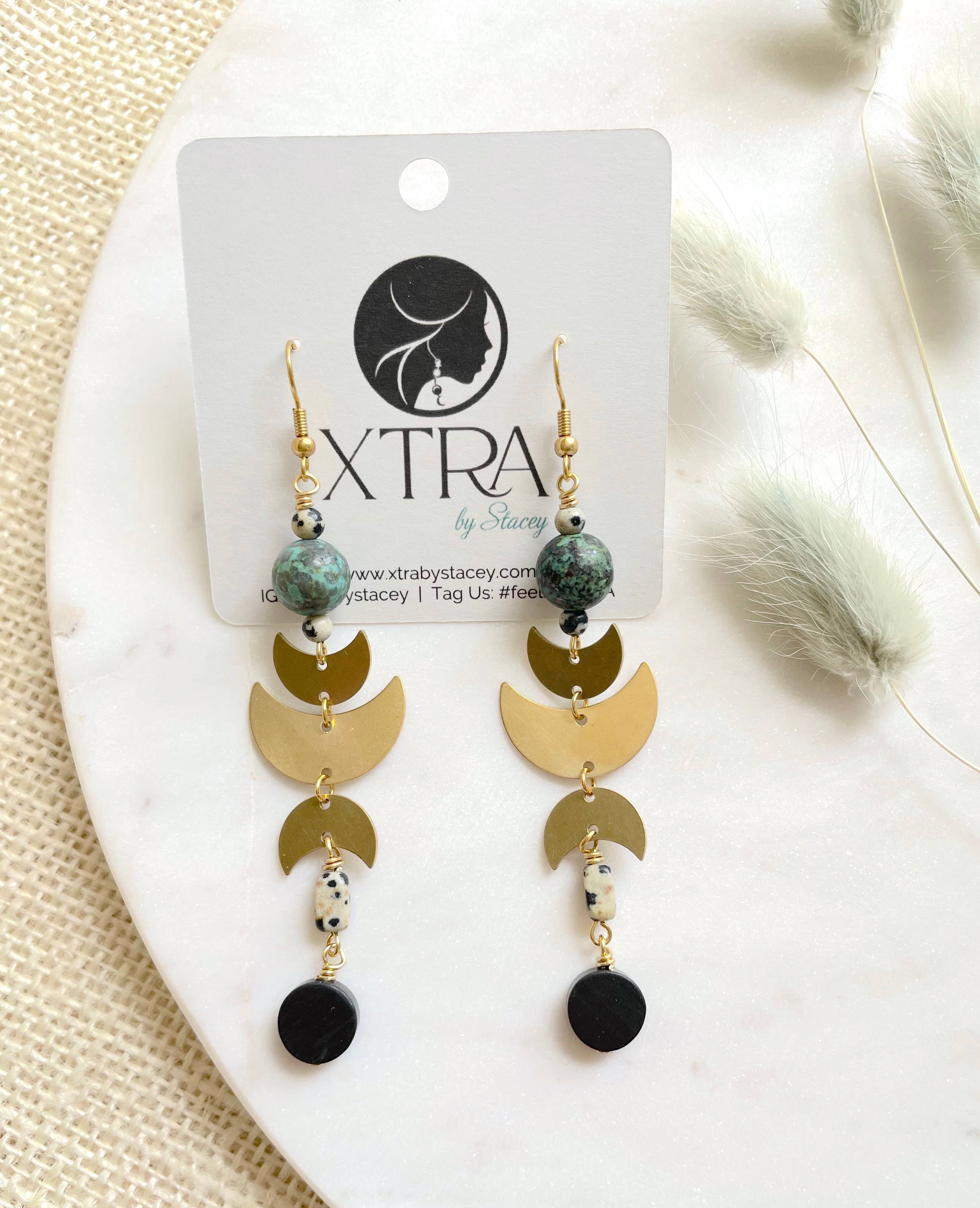The Urbana Earring - Turquoise, photo 5 of 8