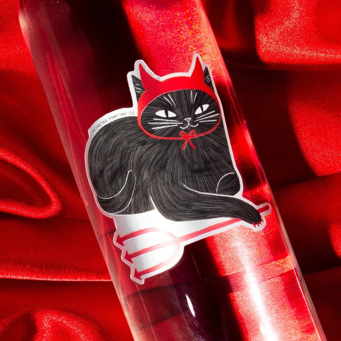 Devil Cat Sticker, photo 4 of 4