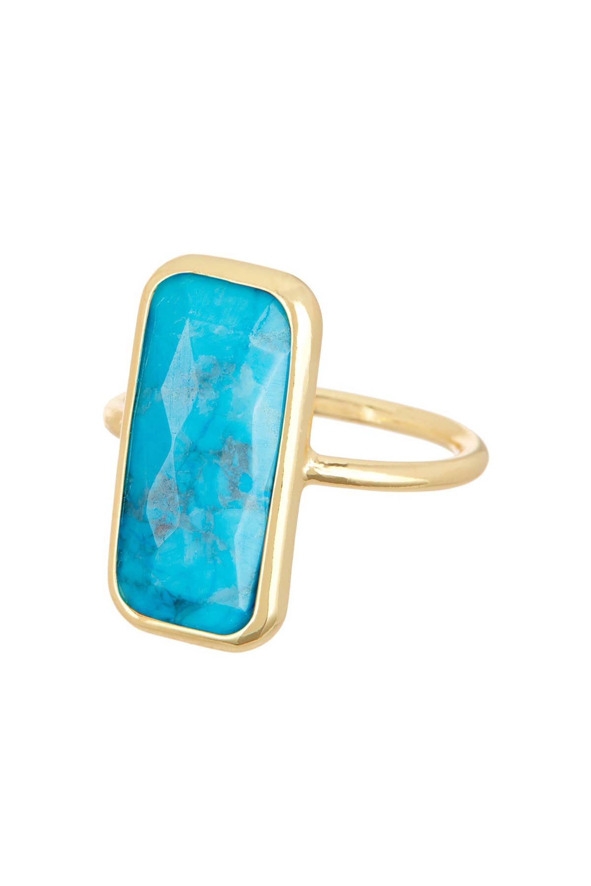 Stabilized Turquoise Ring - size 7, photo 2 of 4