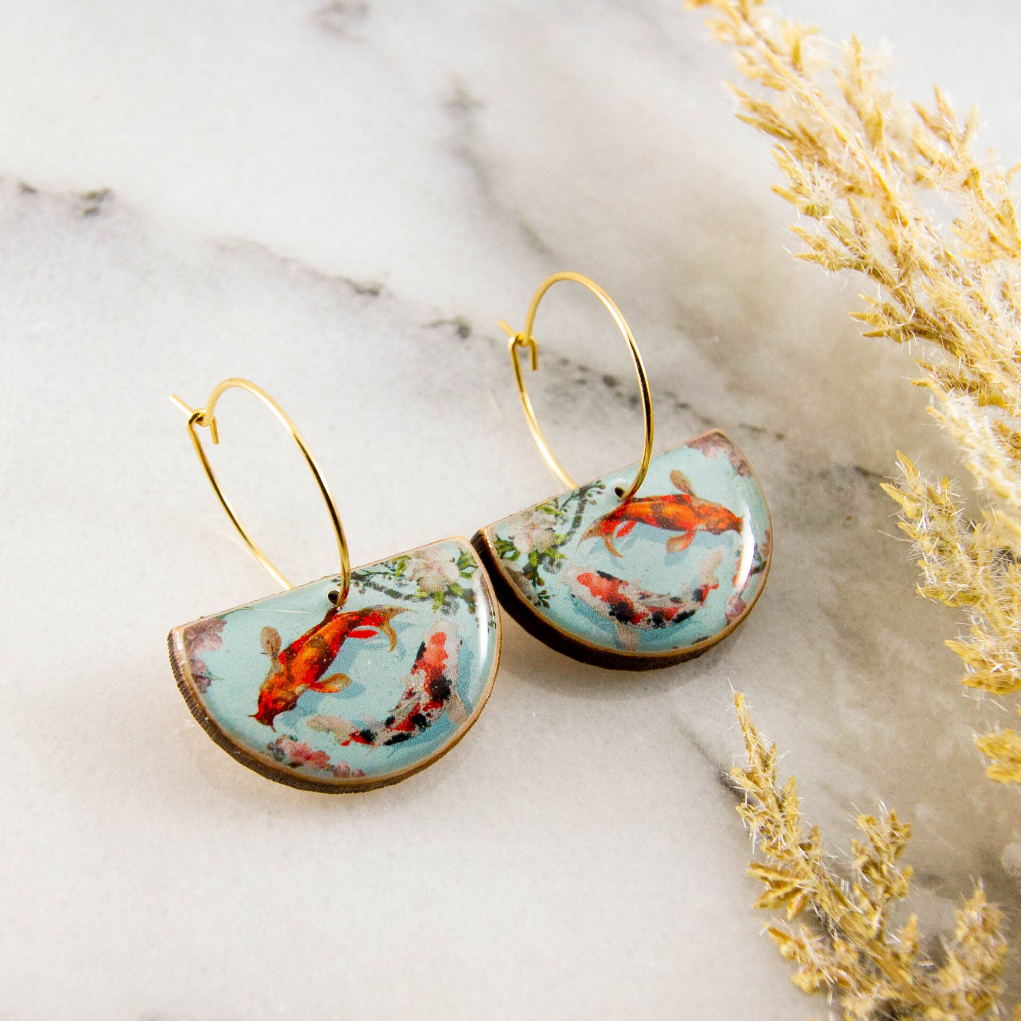 Koi Fish Hoops, photo 1 of 2