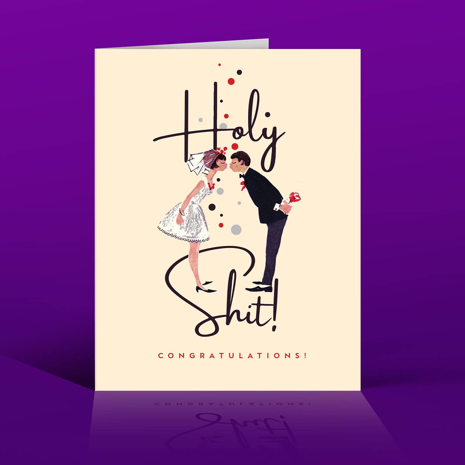 HOLY SHIT! wedding card, photo 1 of 6