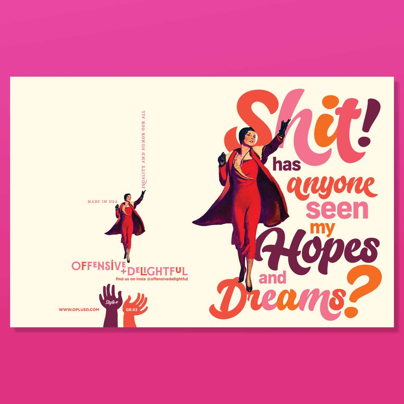 HOPES AND DREAMS funny card, photo 2 of 3