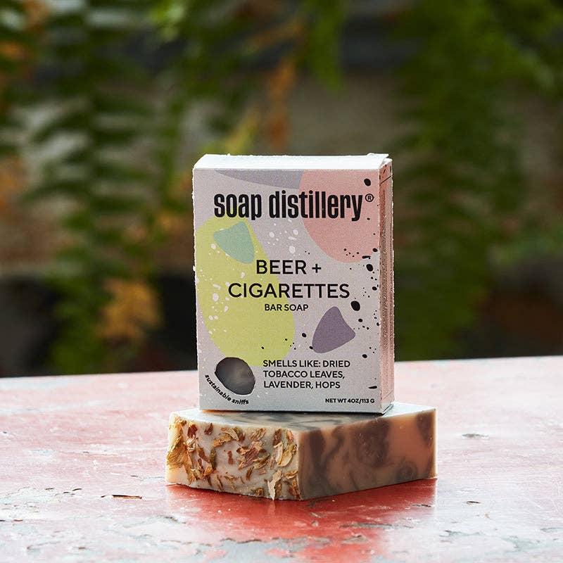 Beer + Cigarettes Bar Soap, photo 1 of 3