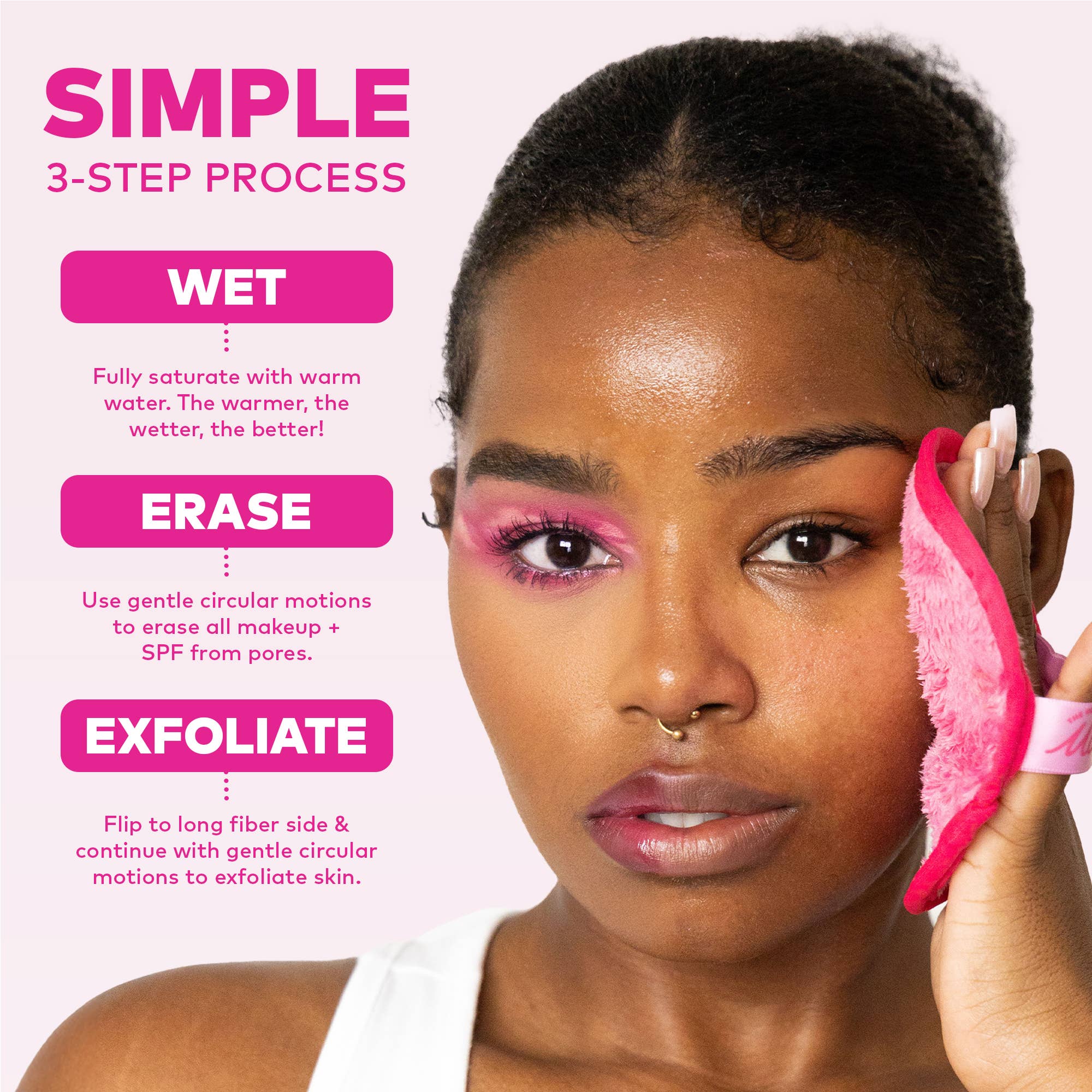Original Pink MakeUp Eraser PRO | Best Seller, photo 2 of 8