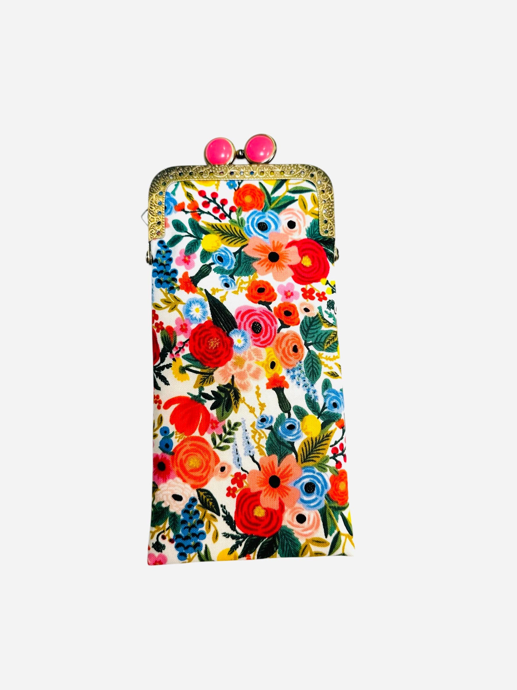 Eyeglass Case-Garden Party Cream