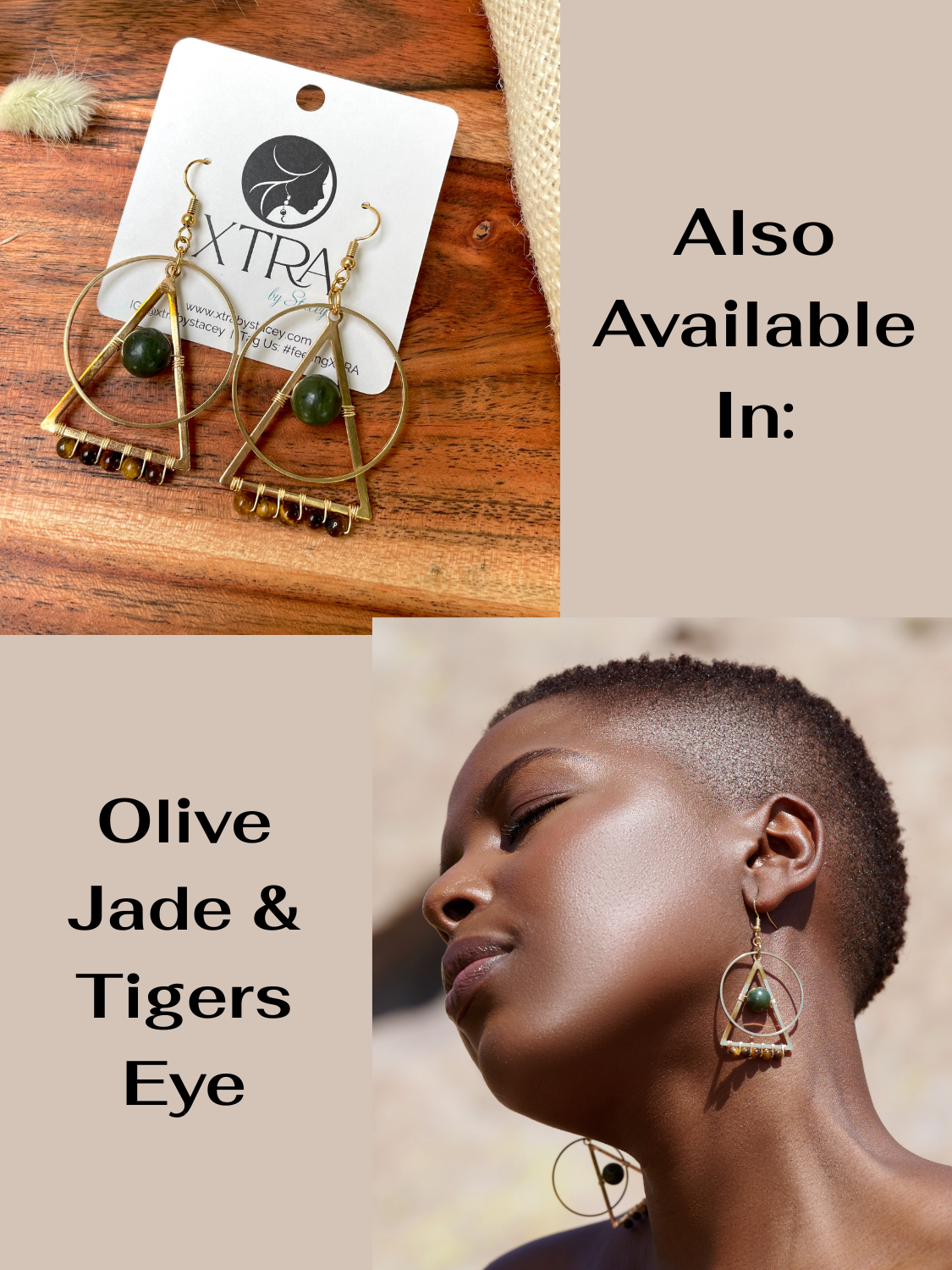 The Paige Earring - Black Onyx, photo 7 of 7