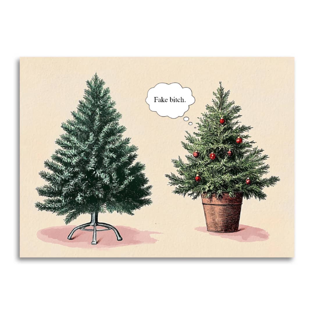 Fake Bitch Christmas Card, photo 1 of 3