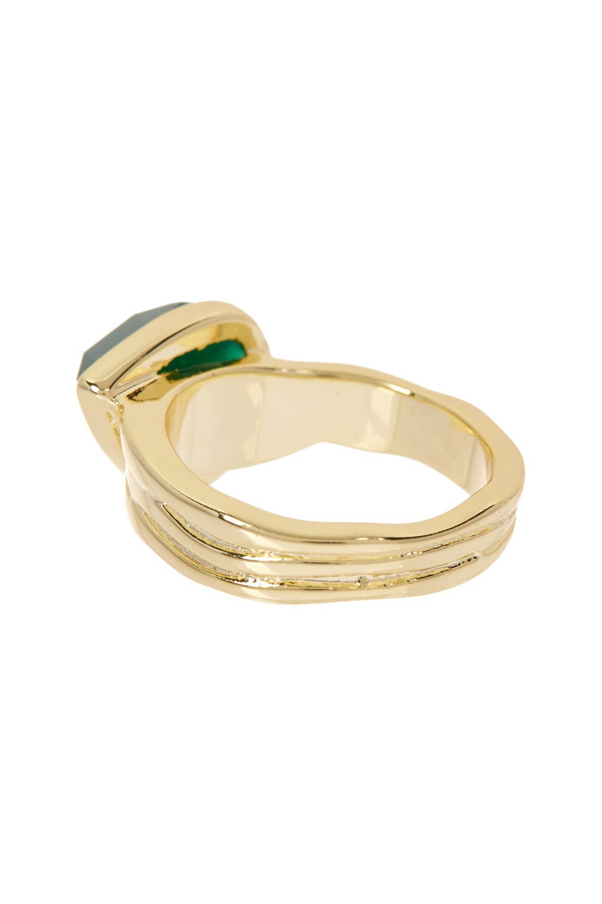 Green Chalcedony Teardrop Ring - size 6, photo 2 of 3