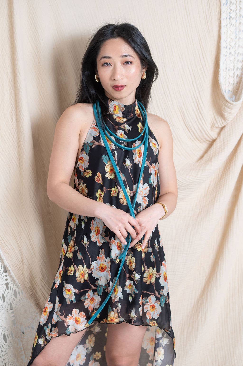 Skinny Wrap Belt- Vegan Leather belt, photo 5 of 8