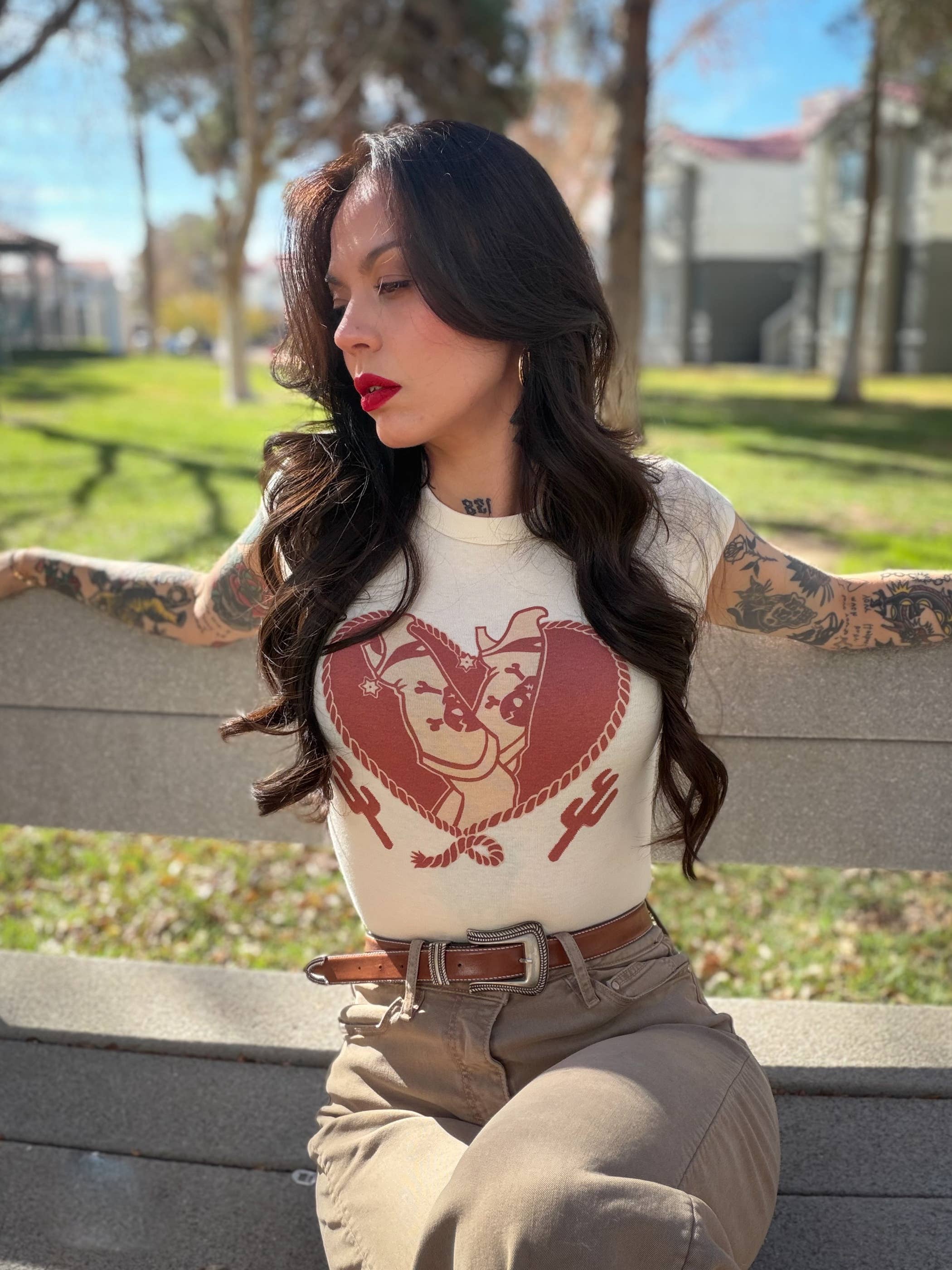 Cowgirl Crush Cropped Tee, photo 1 of 8