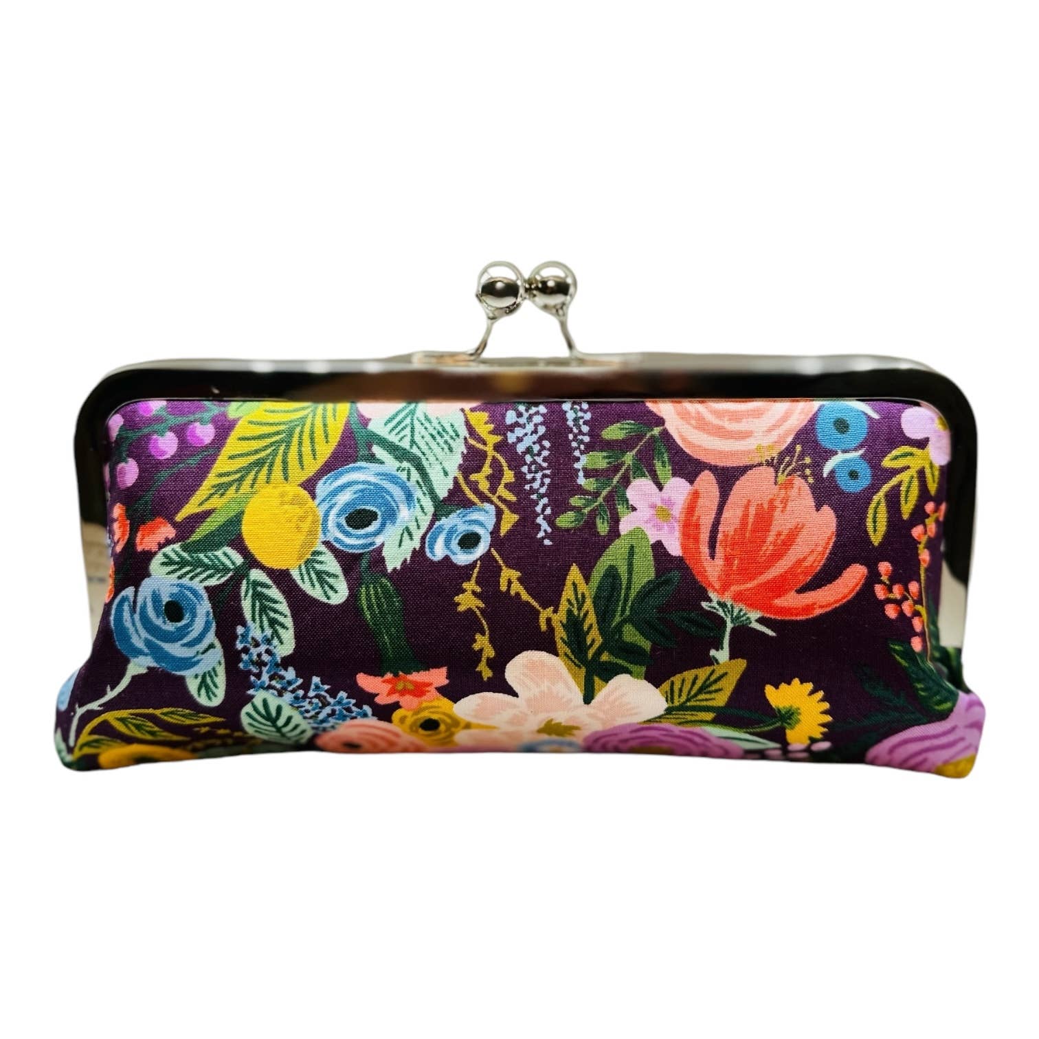Cell Phone Clutch - Floral Plum, photo 3 of 5