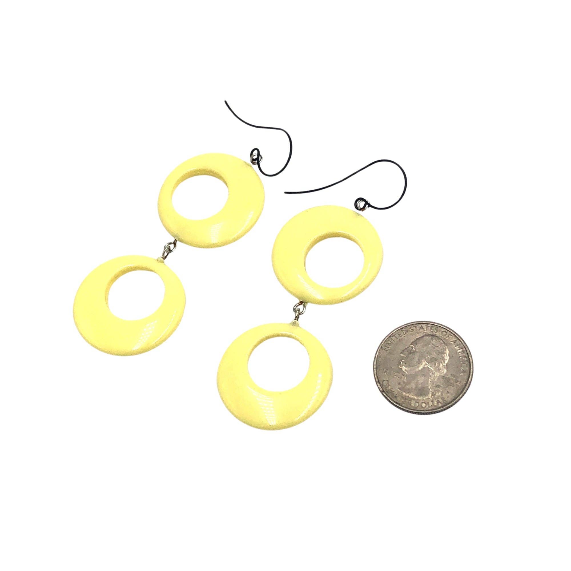 Butter Yellow Marcia Earrings, photo 6 of 6