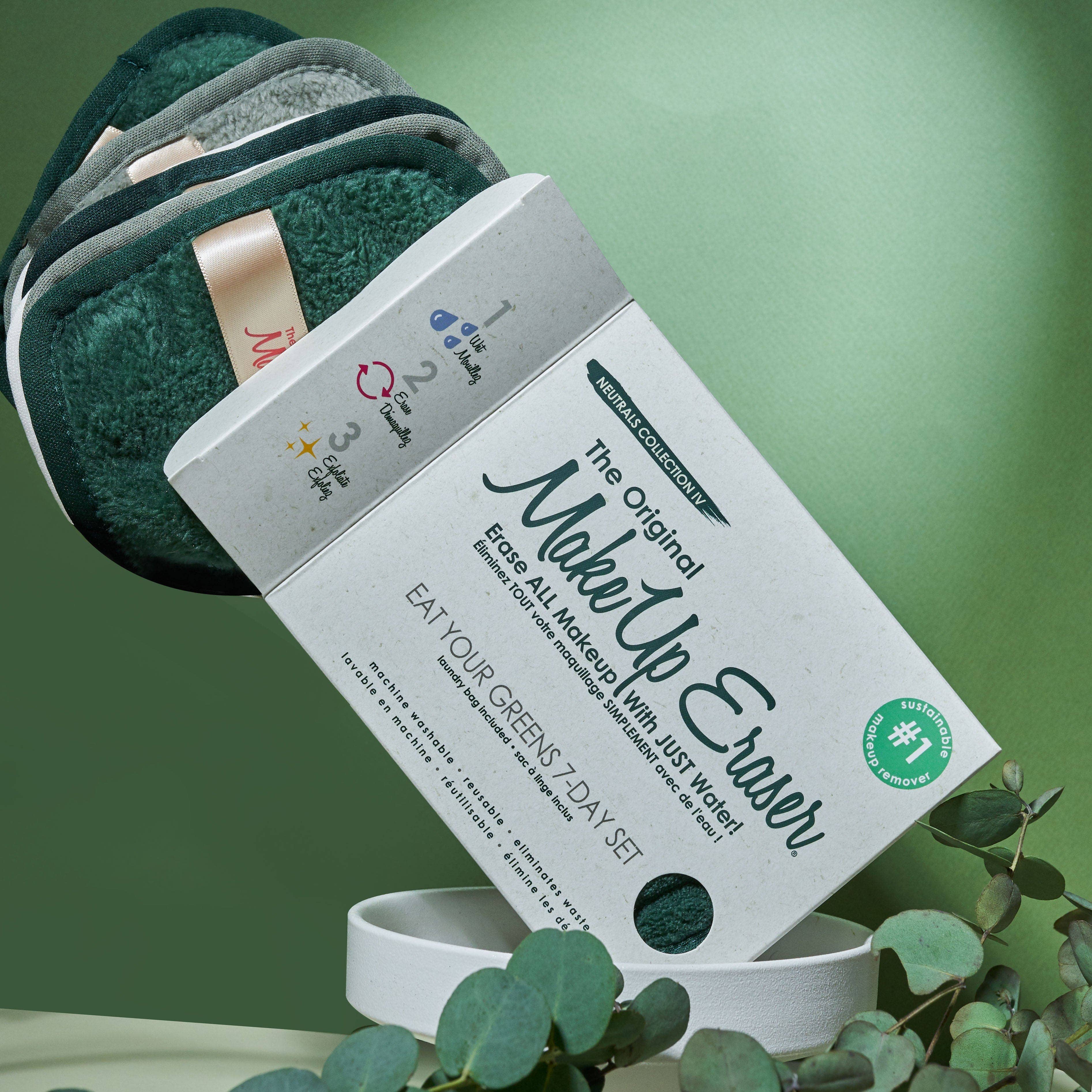 Earthy Greens 7-Day MakeUp Eraser Set, photo 3 of 6