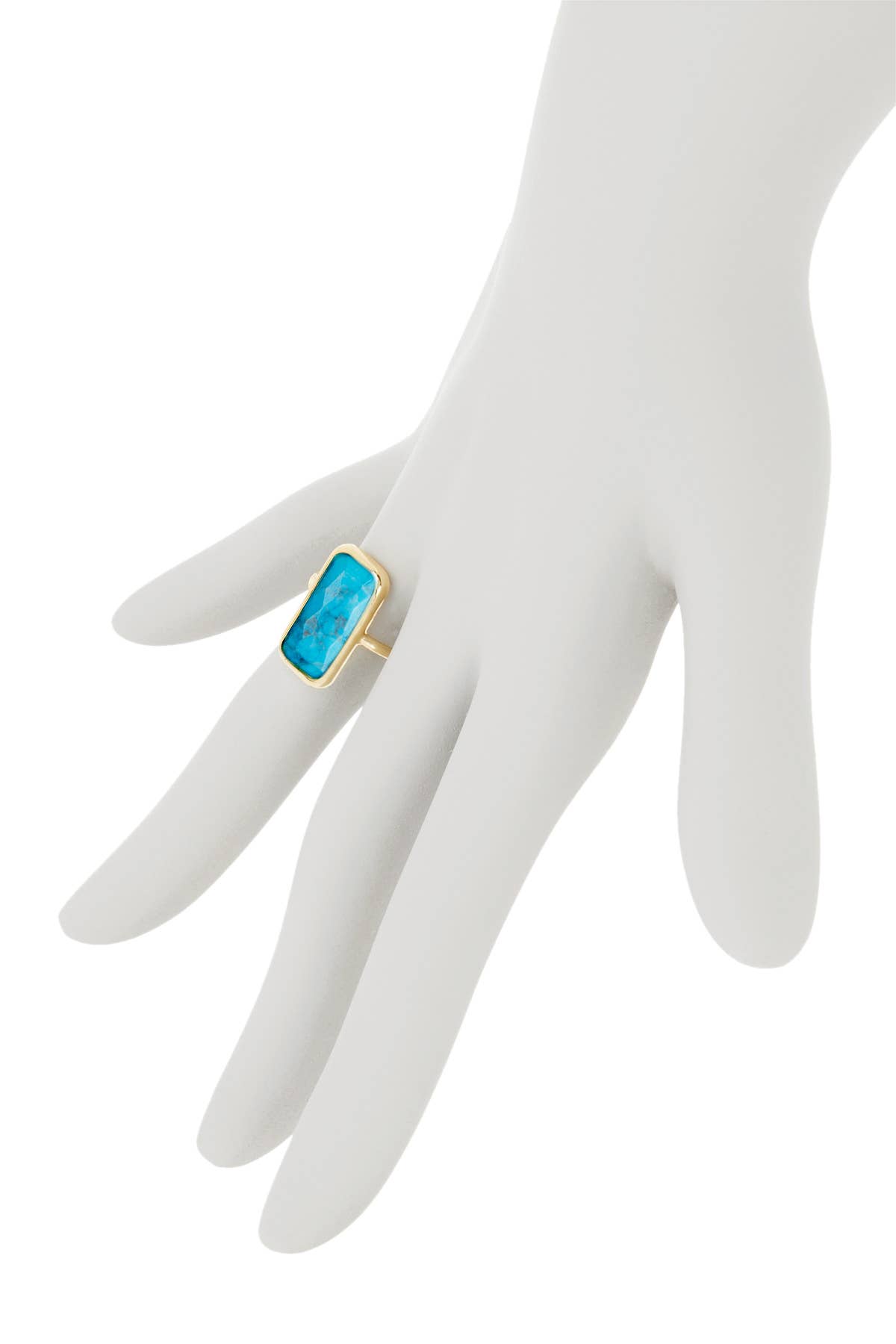 Stabilized Turquoise Ring - size 7, photo 4 of 4