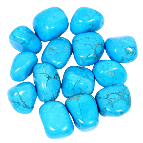 Blue Howlite Polished Tumbled Crystal, photo 1 of 4