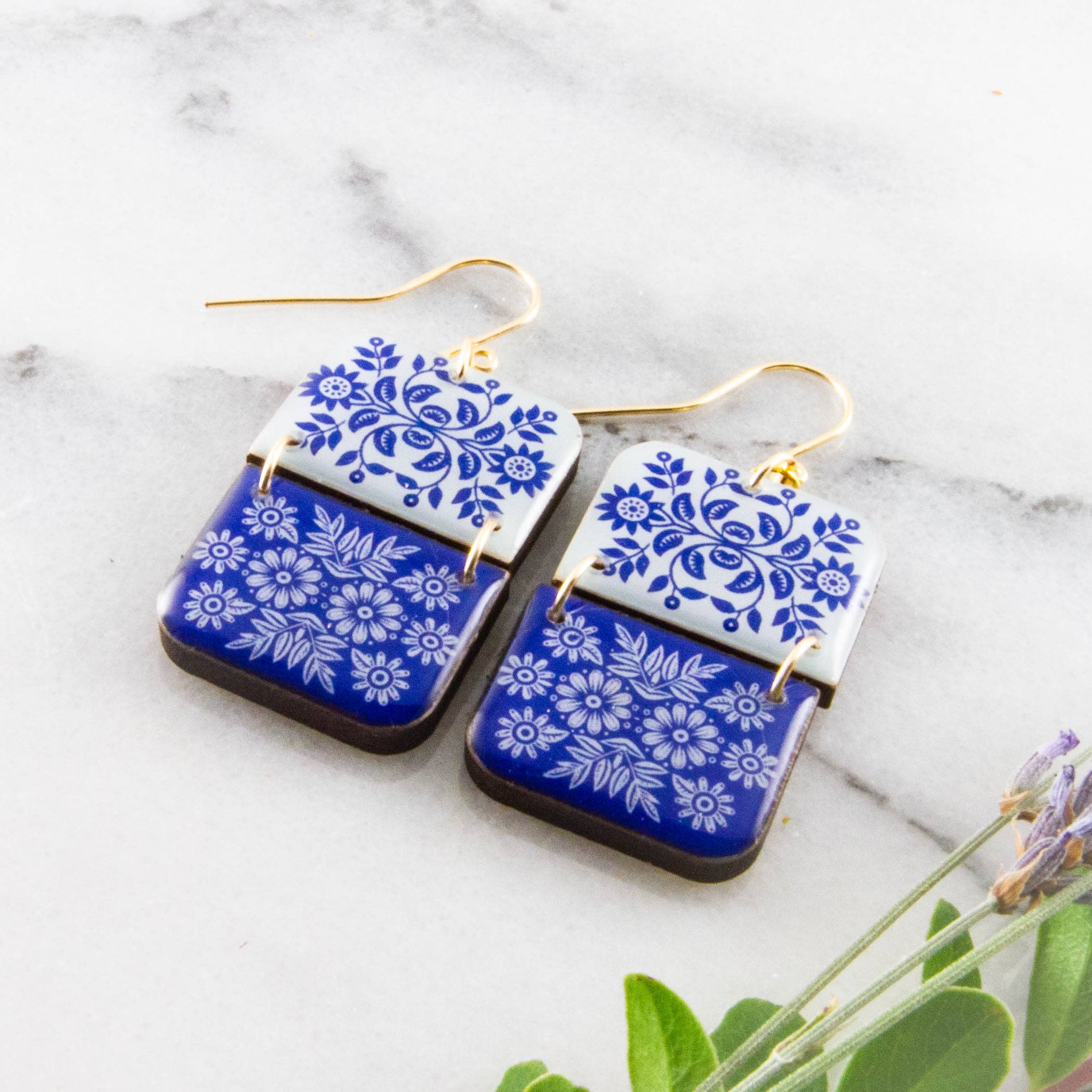 Blue Scandi Rectangle Stacks, photo 2 of 2
