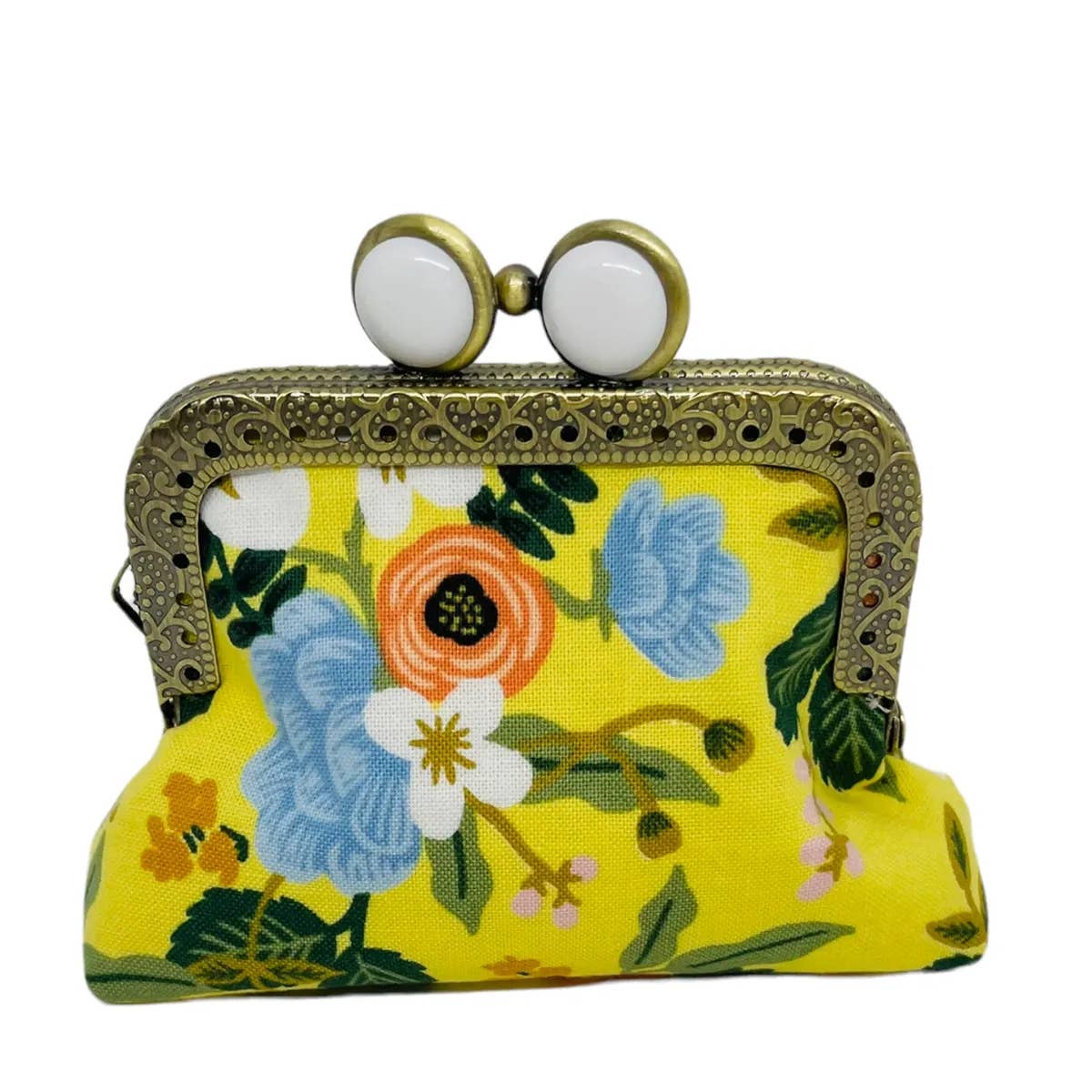 Mini Clutch Coin Purse BIRCH CANARY White