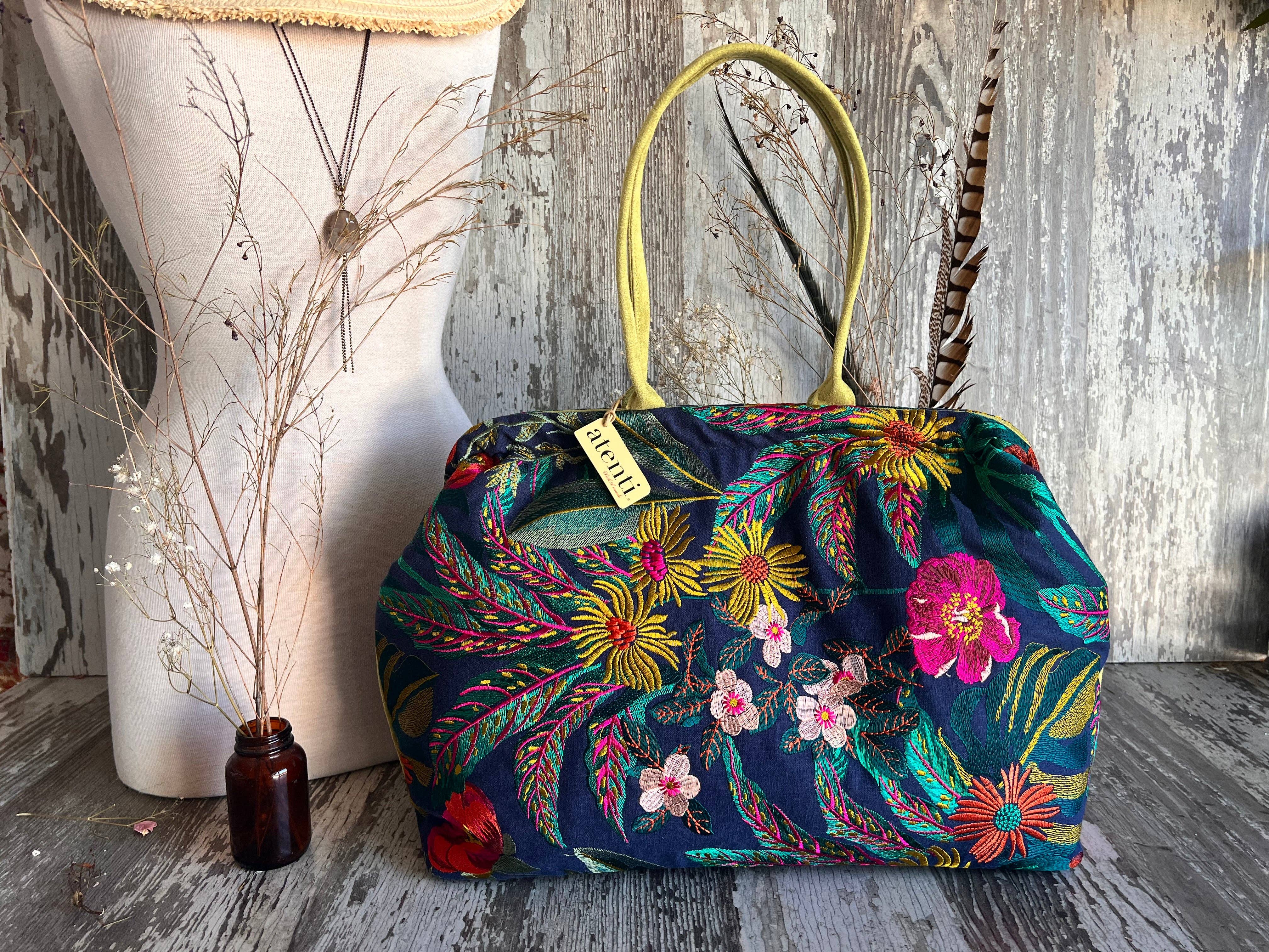 Embroidered Mary Poppins Snap Frame Bag, photo 3 of 5