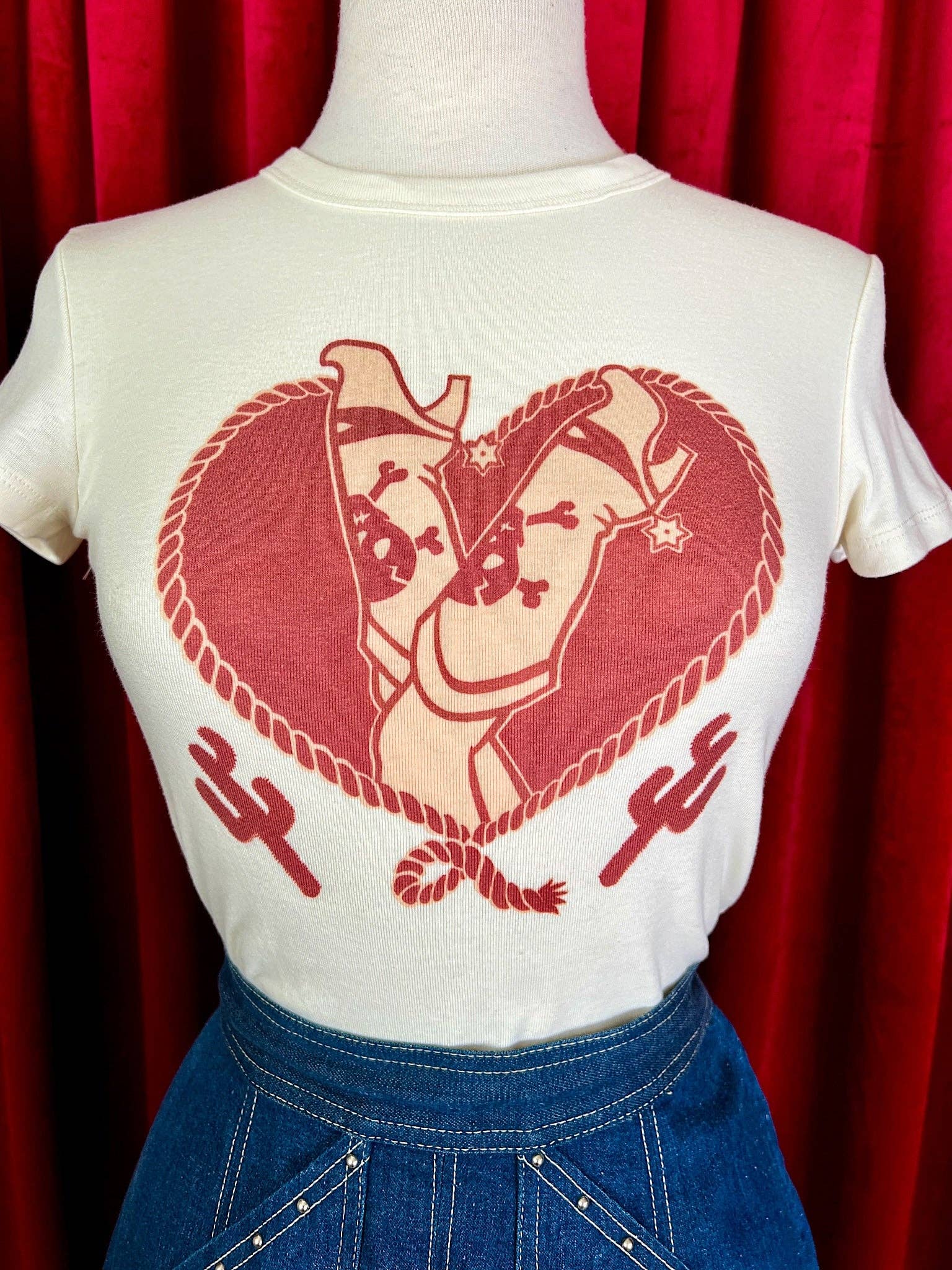 Cowgirl Crush Cropped Tee, photo 3 of 8