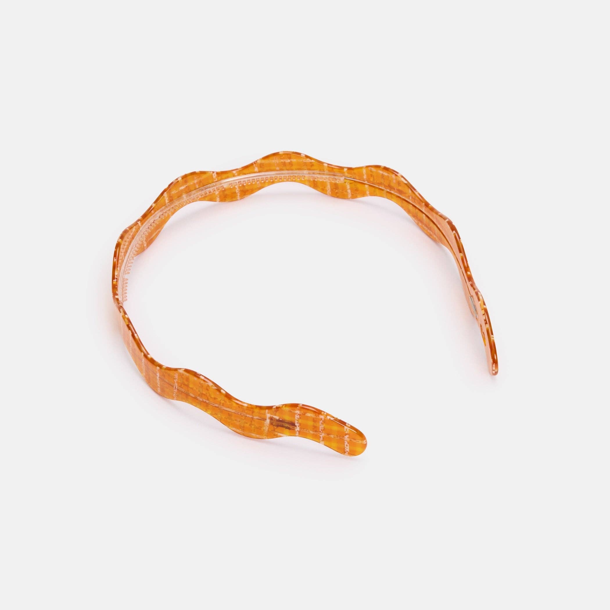 Wavy Headband in Caramel Plaid, photo 1 of 3