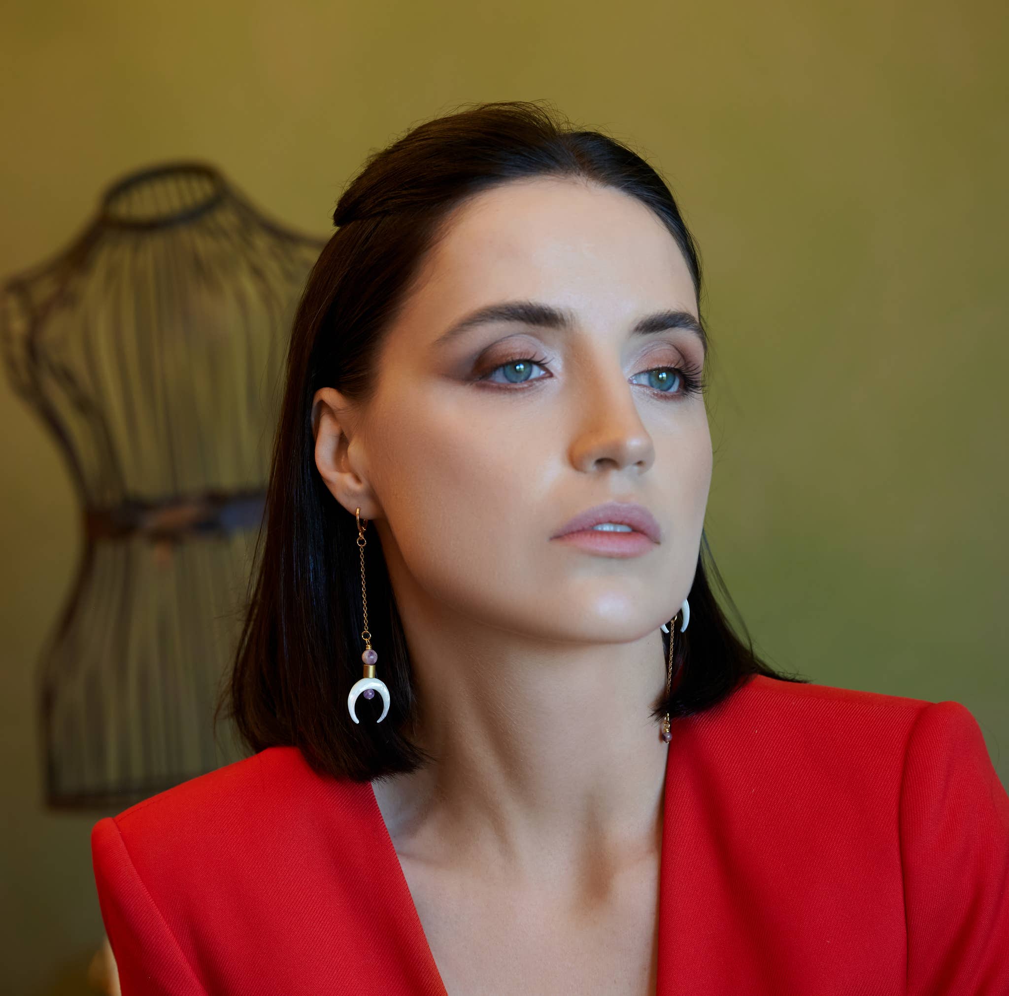 The Melisandra Earring - Amethyst, photo 7 of 8