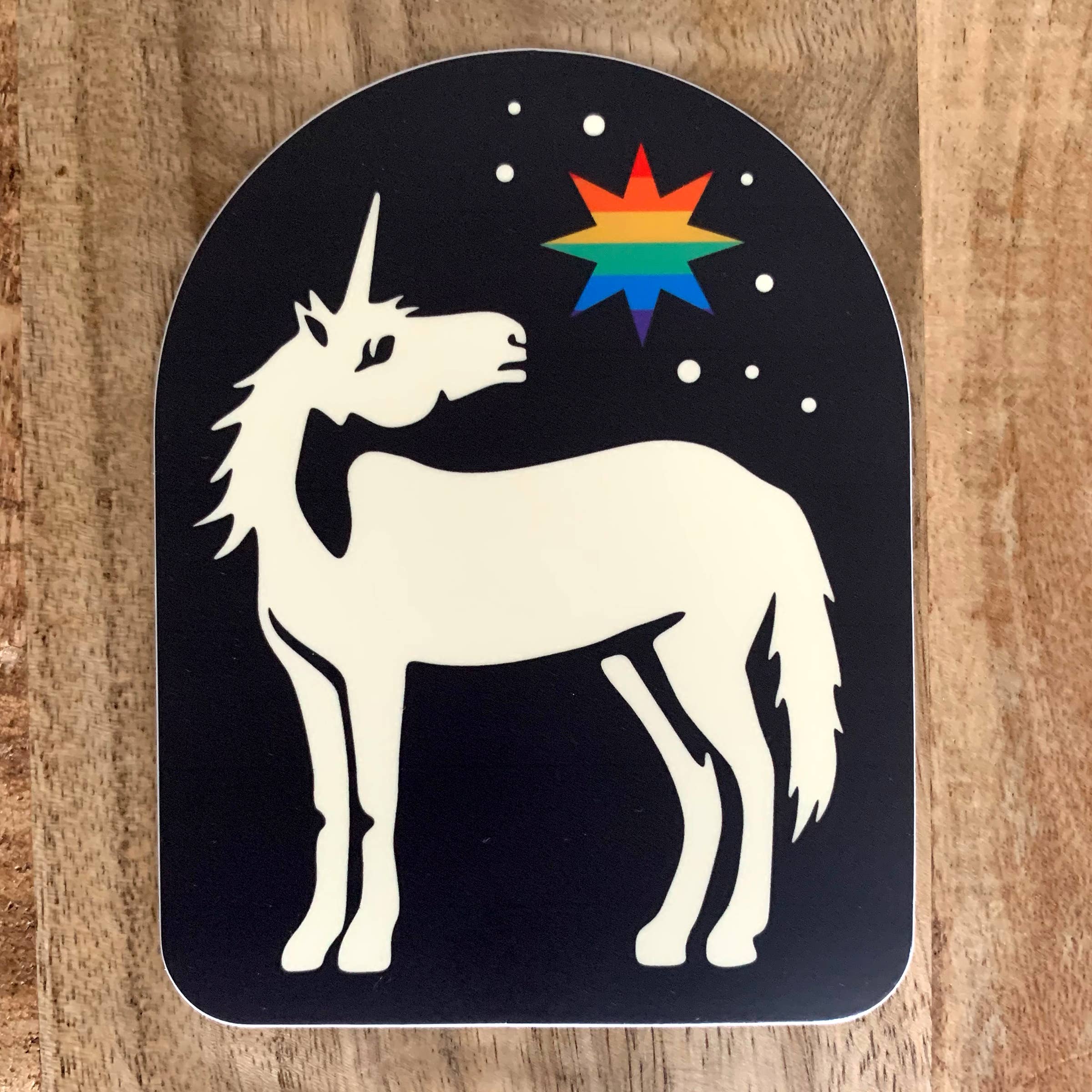 Pride/Unicorn/Rainbow Bumper Sticker, Durable vinyl decal, photo 4 of 5