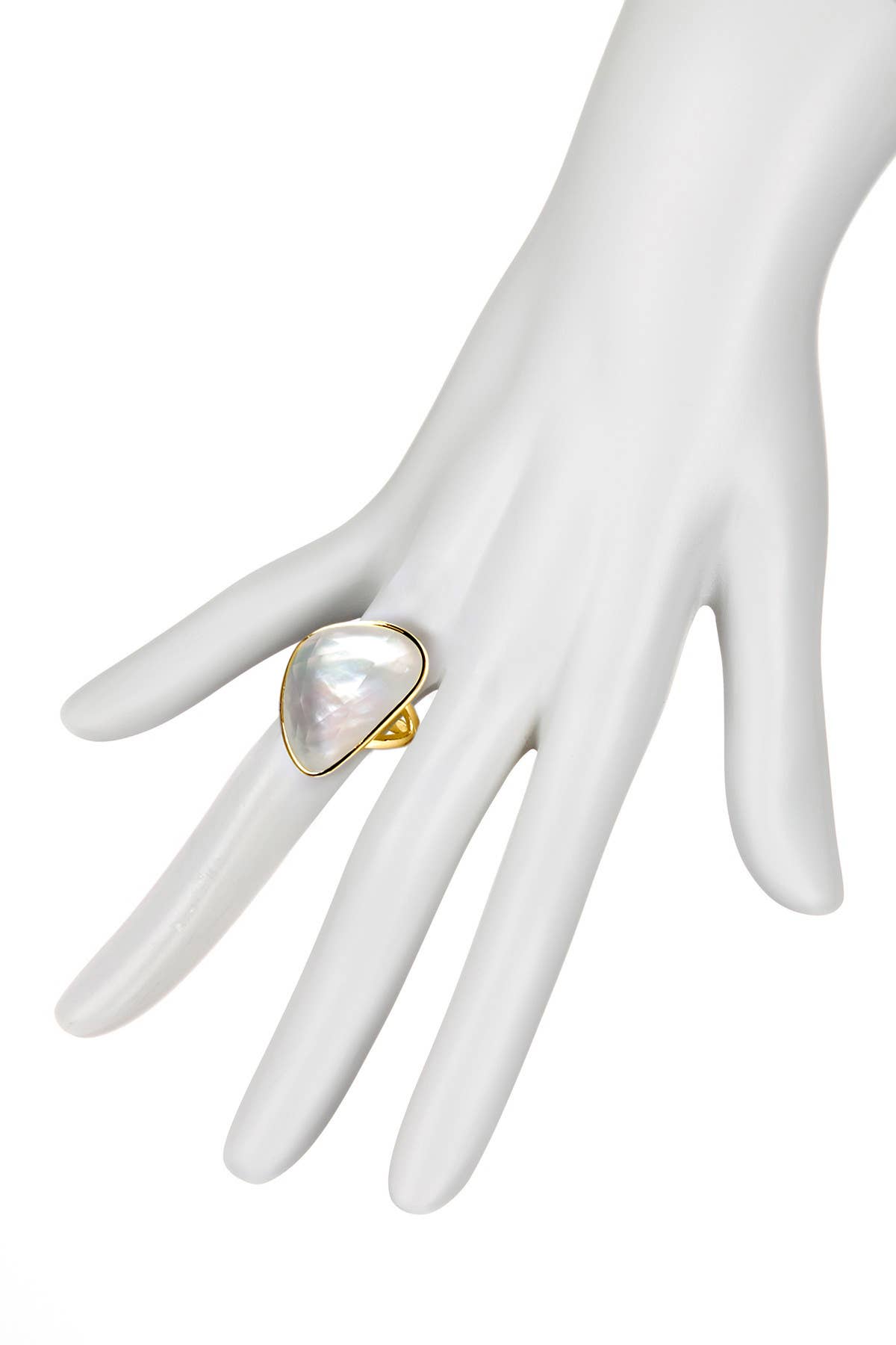 Mother Of Pearl Ring - size 9, photo 2 of 3