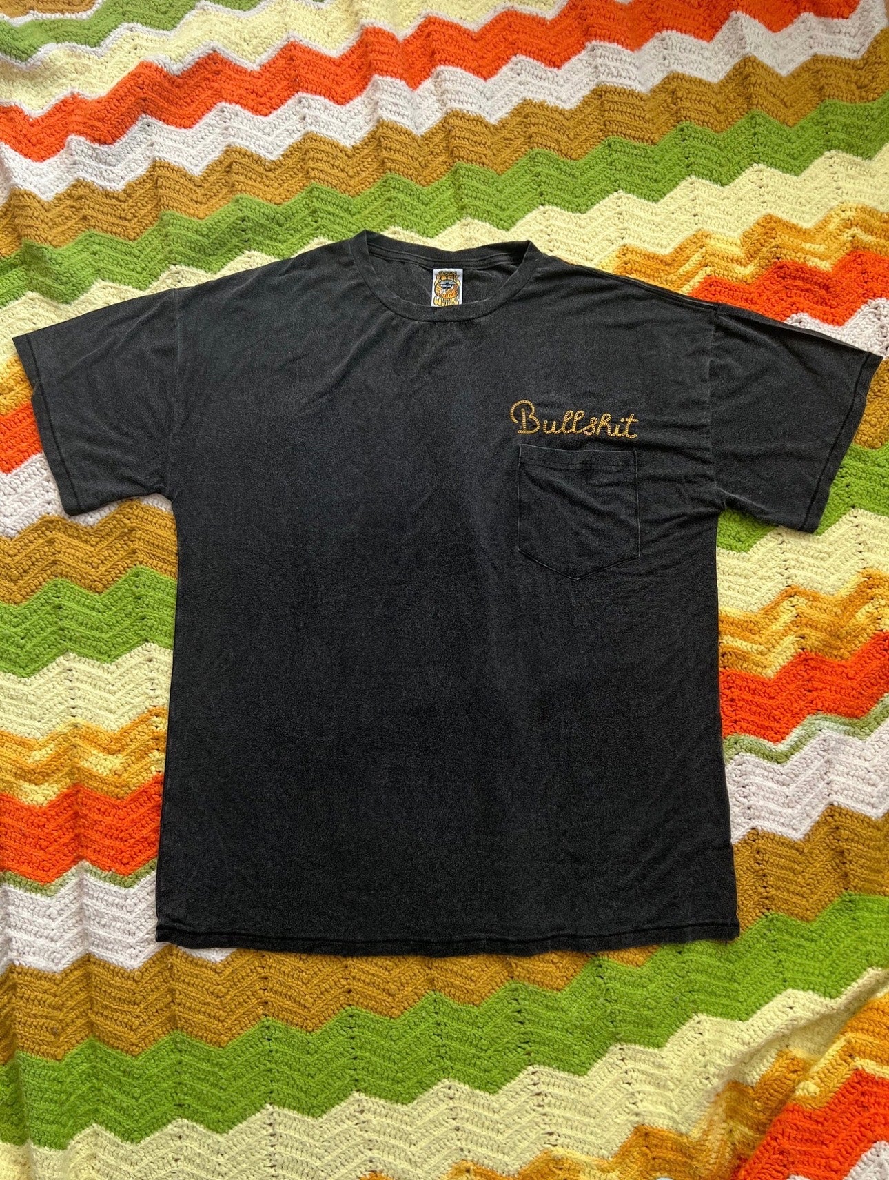 Bullshit Chainstitch Pocket Tee, photo 3 of 4