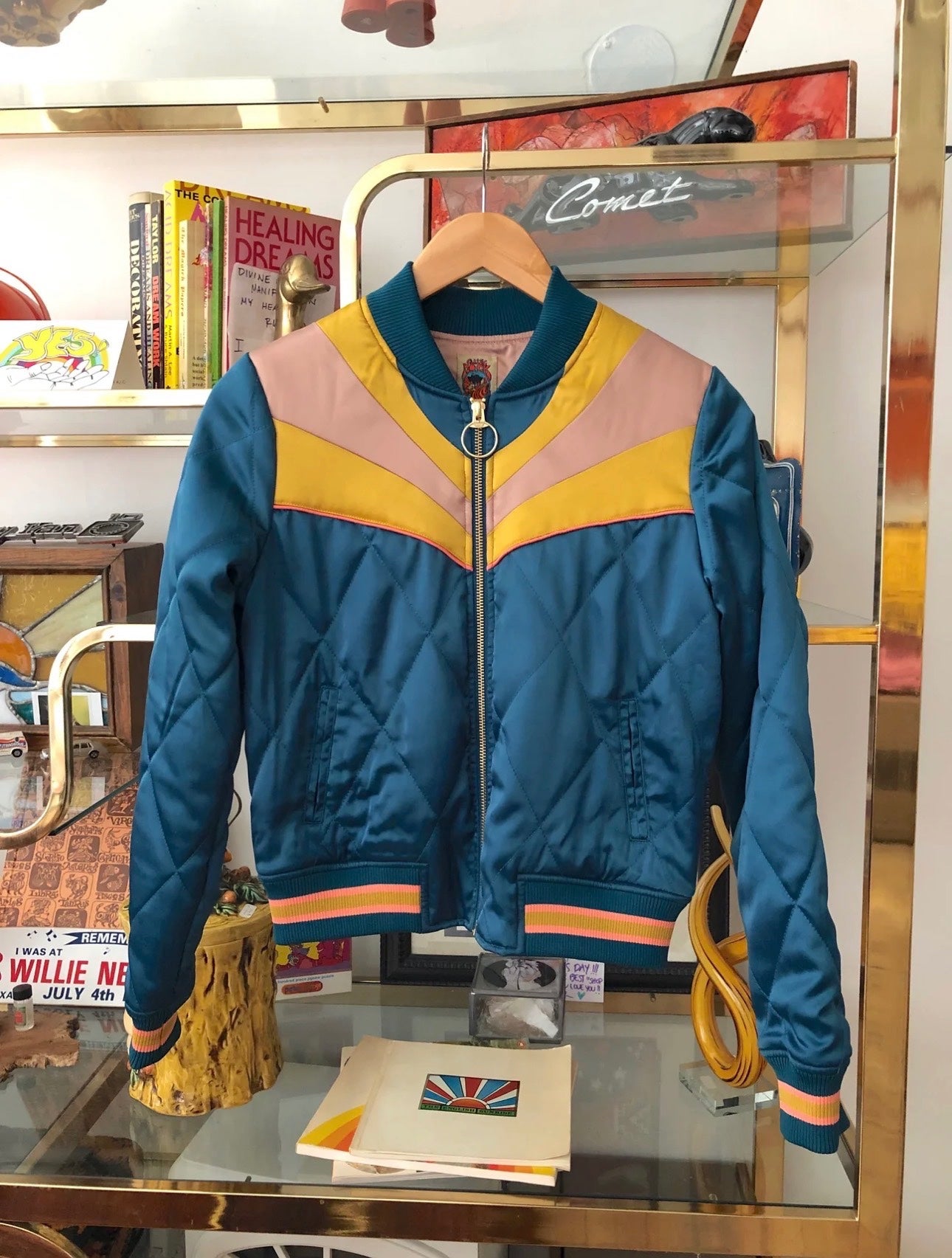 Peacock Rising Sun Bomber Jacket, photo 7 of 8