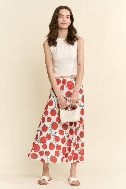 TOMATO MIDI SKIRT, photo 3 of 8