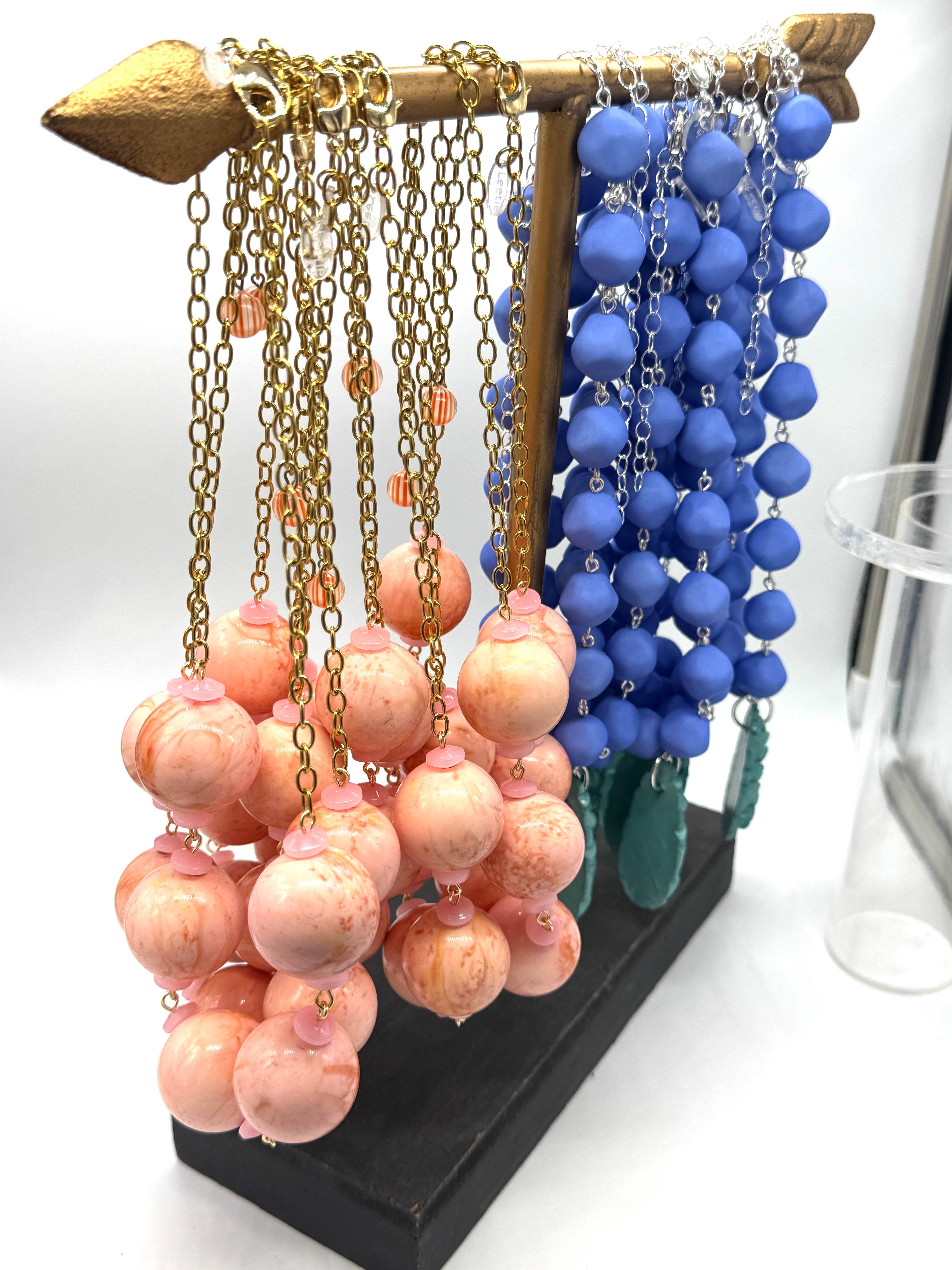 Peaches & Cream Orb Necklace, photo 5 of 5