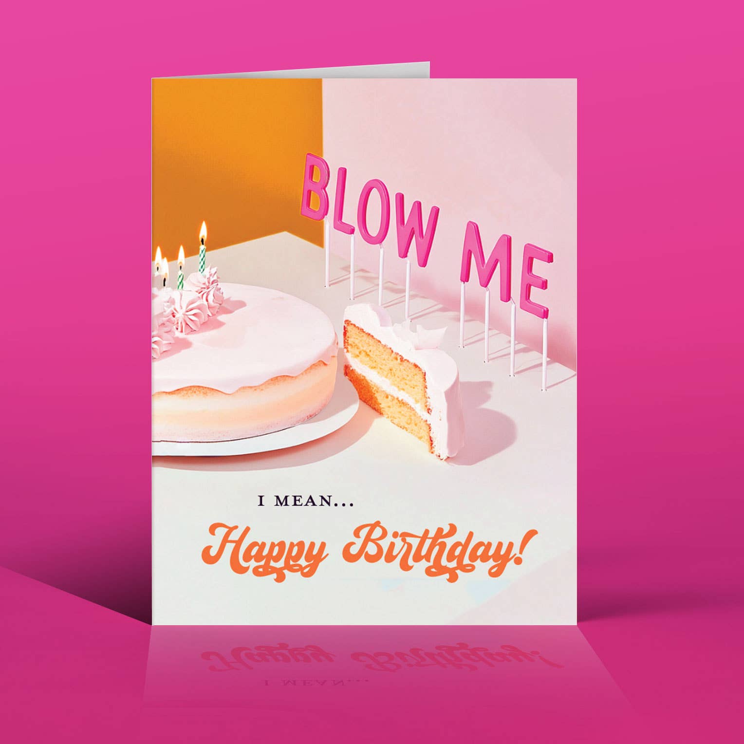 BLOW ME! birthday card, photo 3 of 3