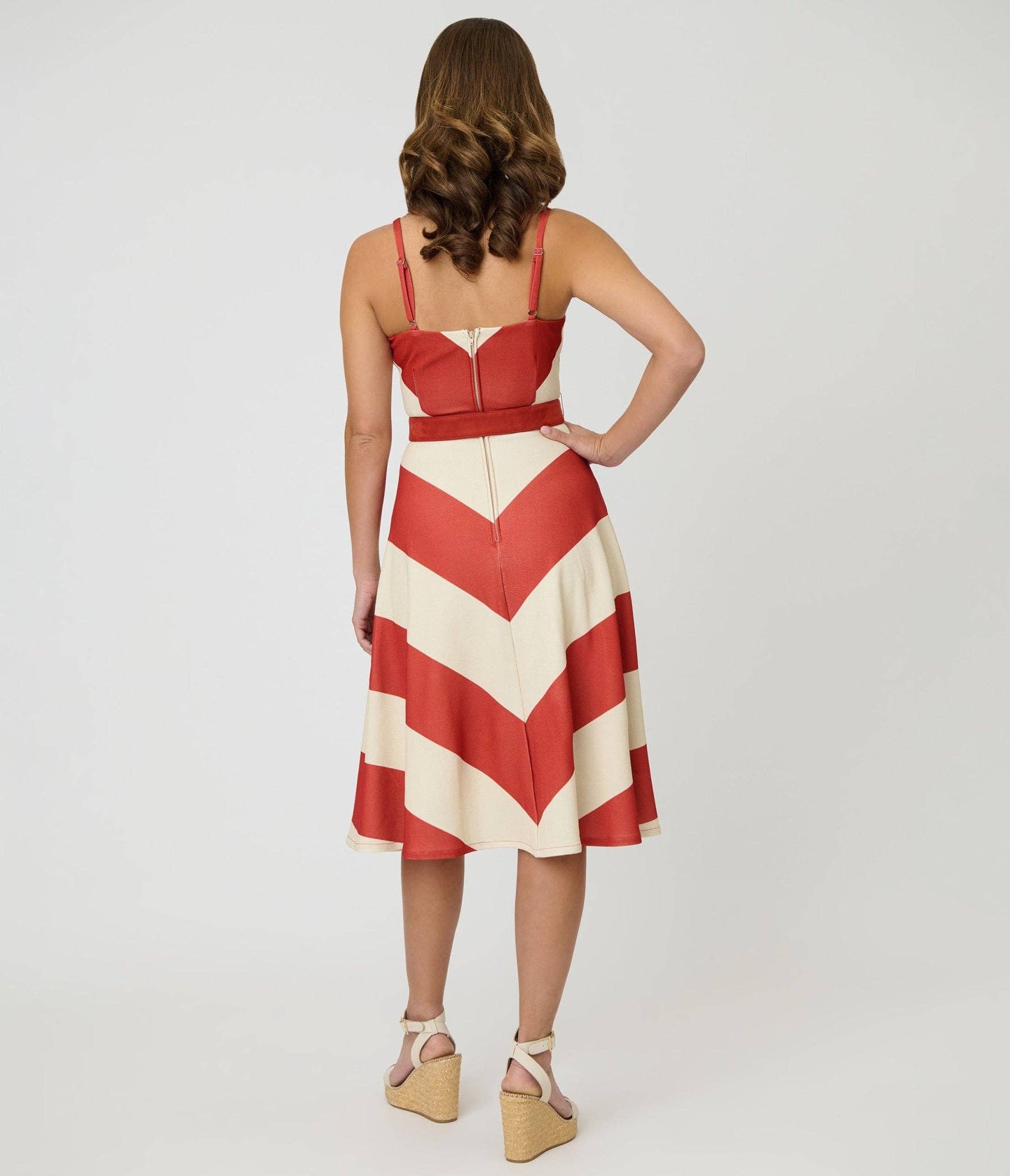 Chevron Midi Dress - Large - XLarge, photo 2 of 4