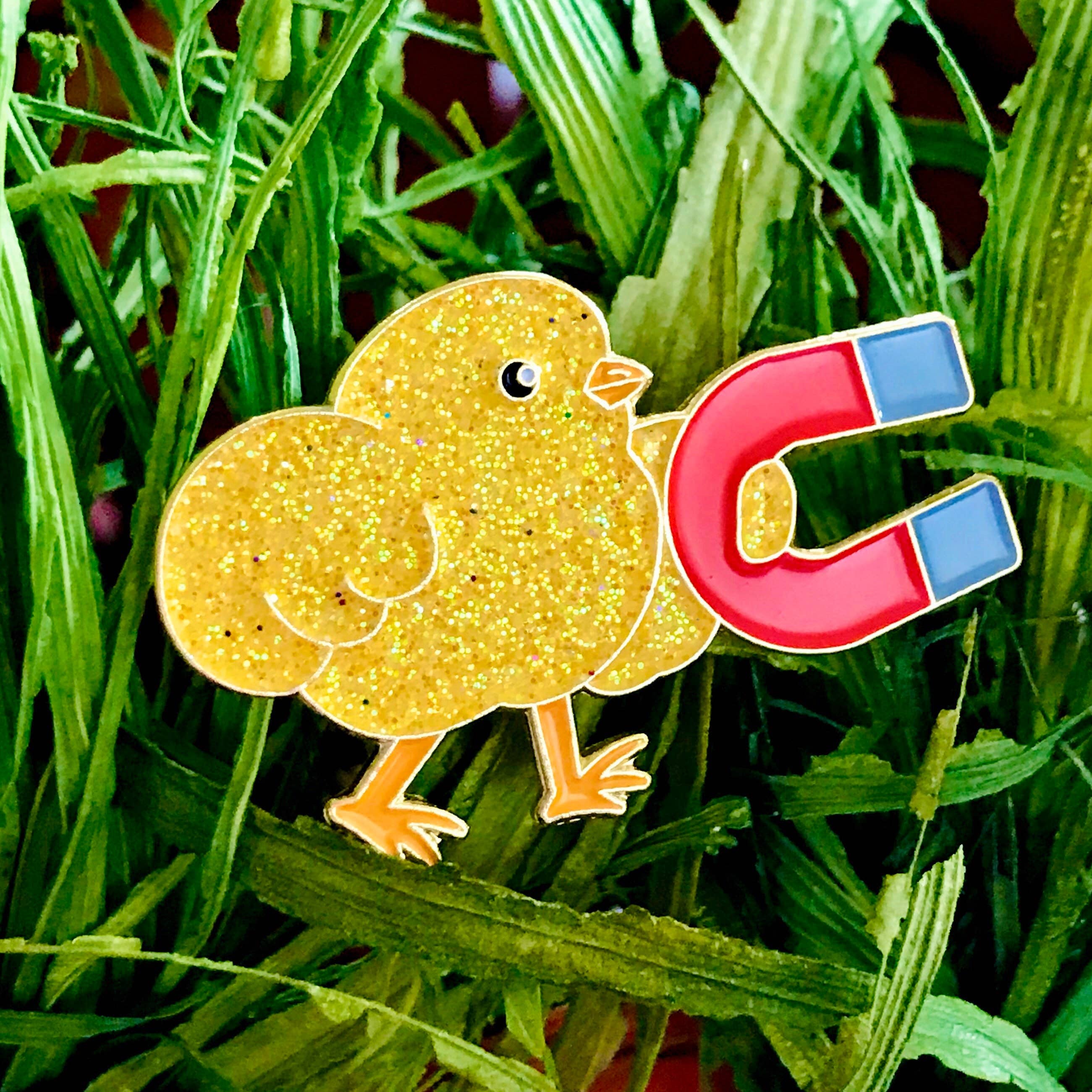 Chick Magnet pin, photo 3 of 4