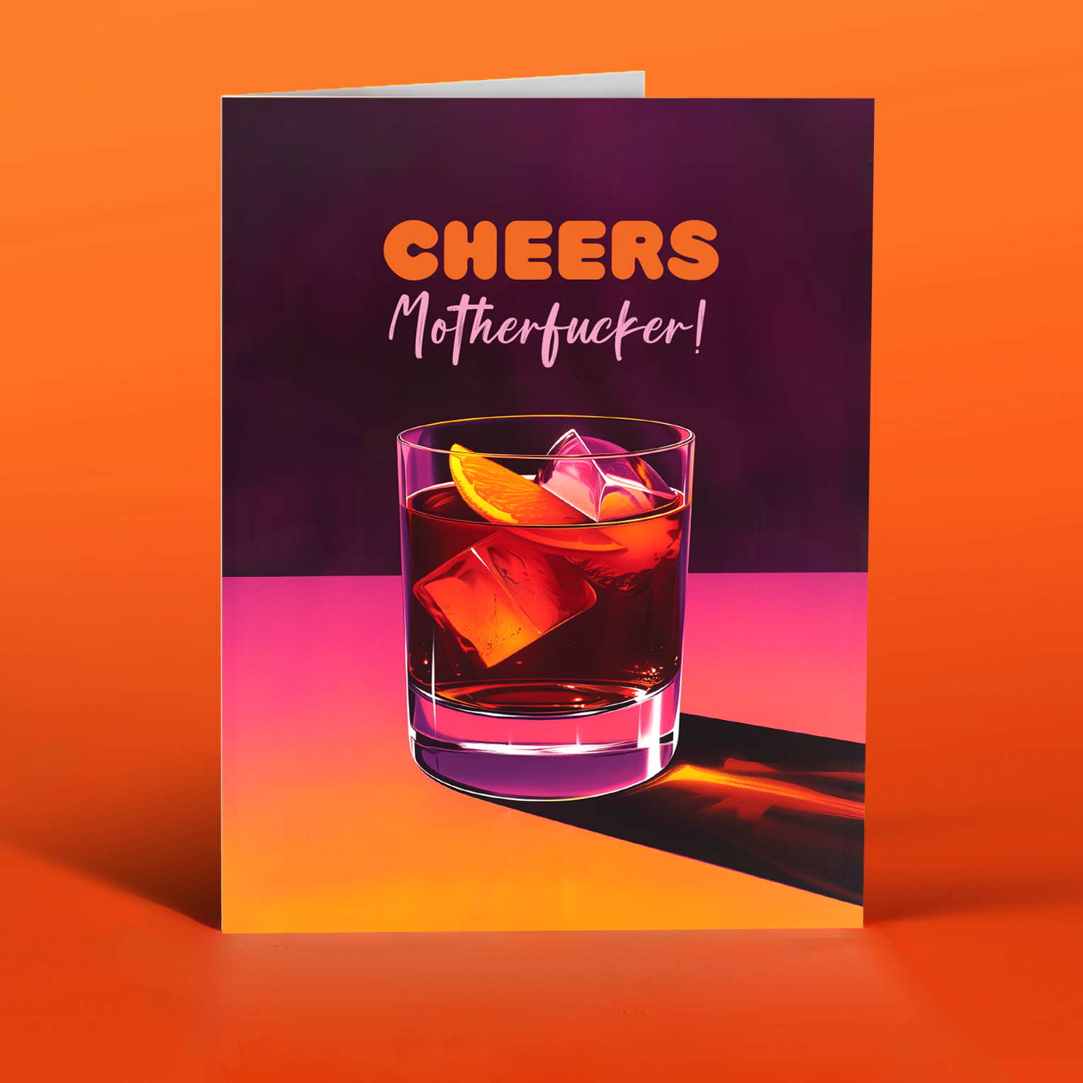 CLASSIC CHEERS MOFO congratulations card, photo 1 of 2