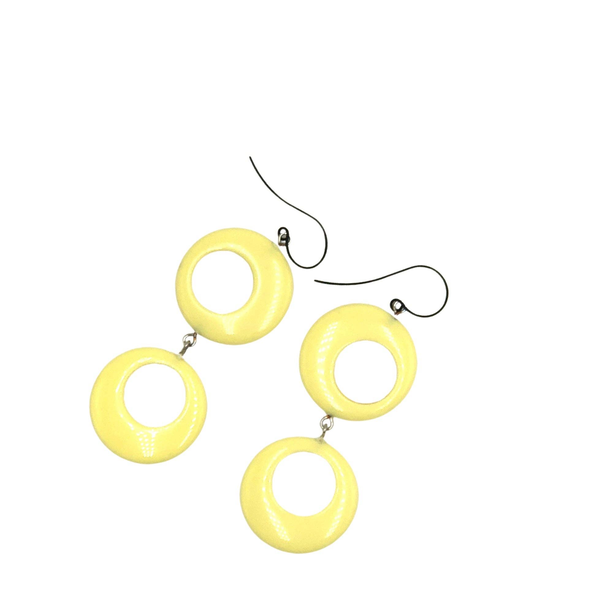 Butter Yellow Marcia Earrings, photo 4 of 6