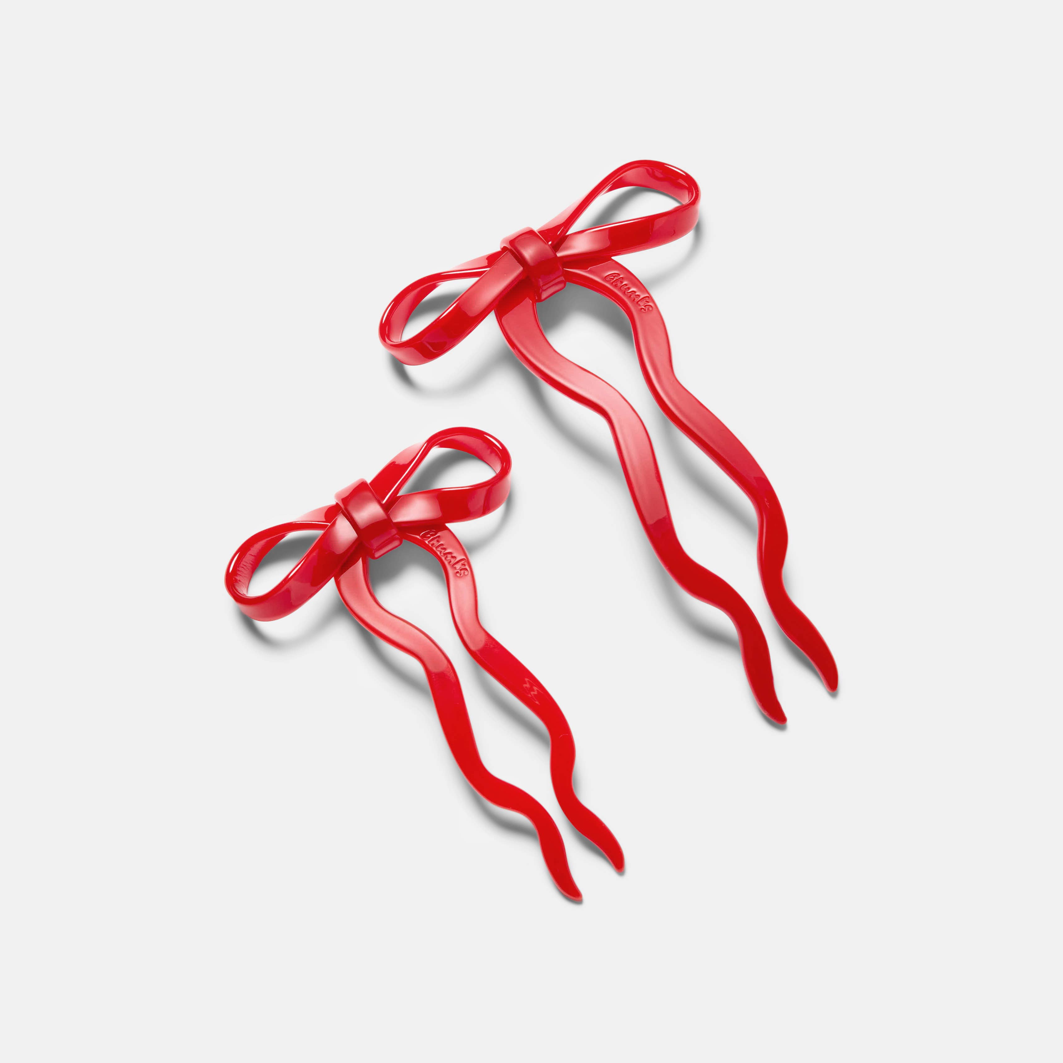 Bow Hairpin in Small Cherry, photo 6 of 6