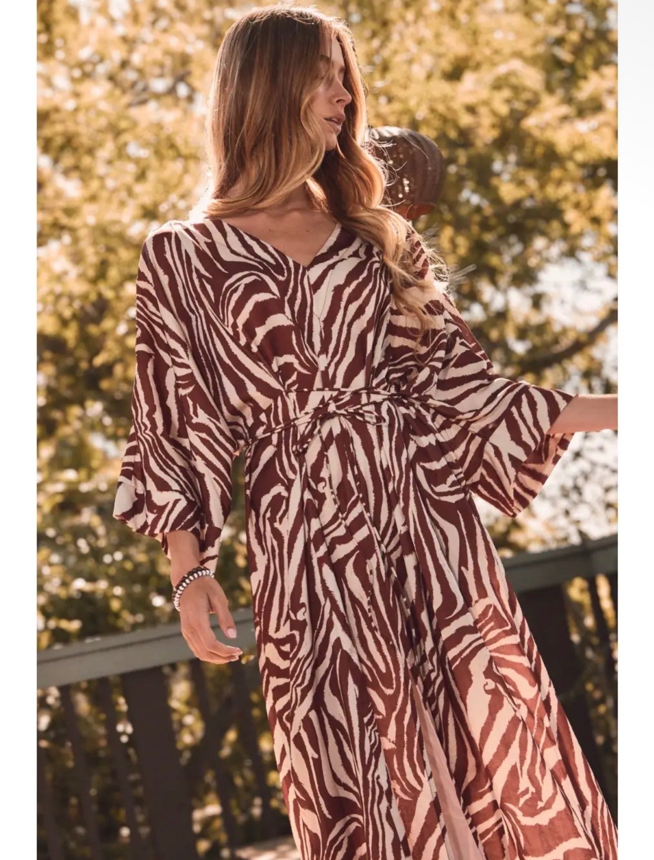 Zebra Convertible Midi Dress, photo 3 of 5